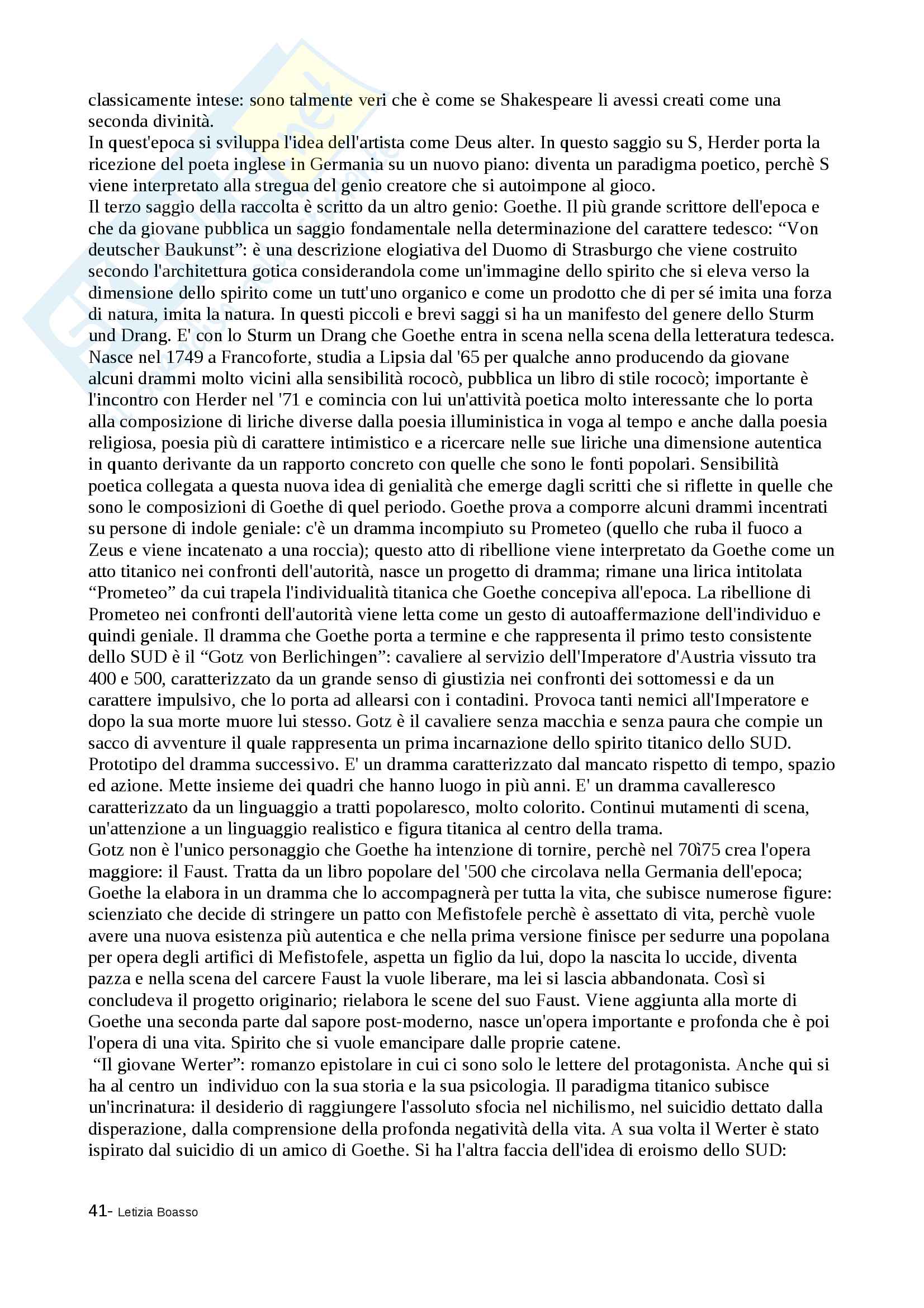 Letteratura tedesca II Pag. 41