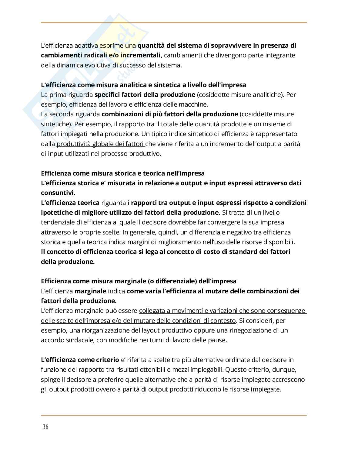 Economia e gestione d’impresa Pag. 36