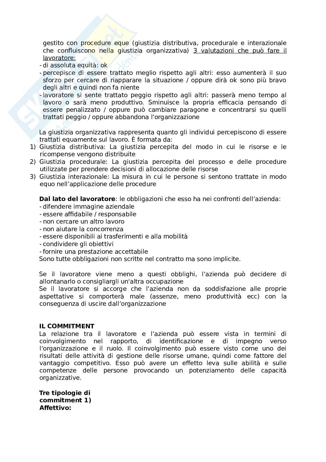 Appunti Gestione delle risorse umane Pag. 31
