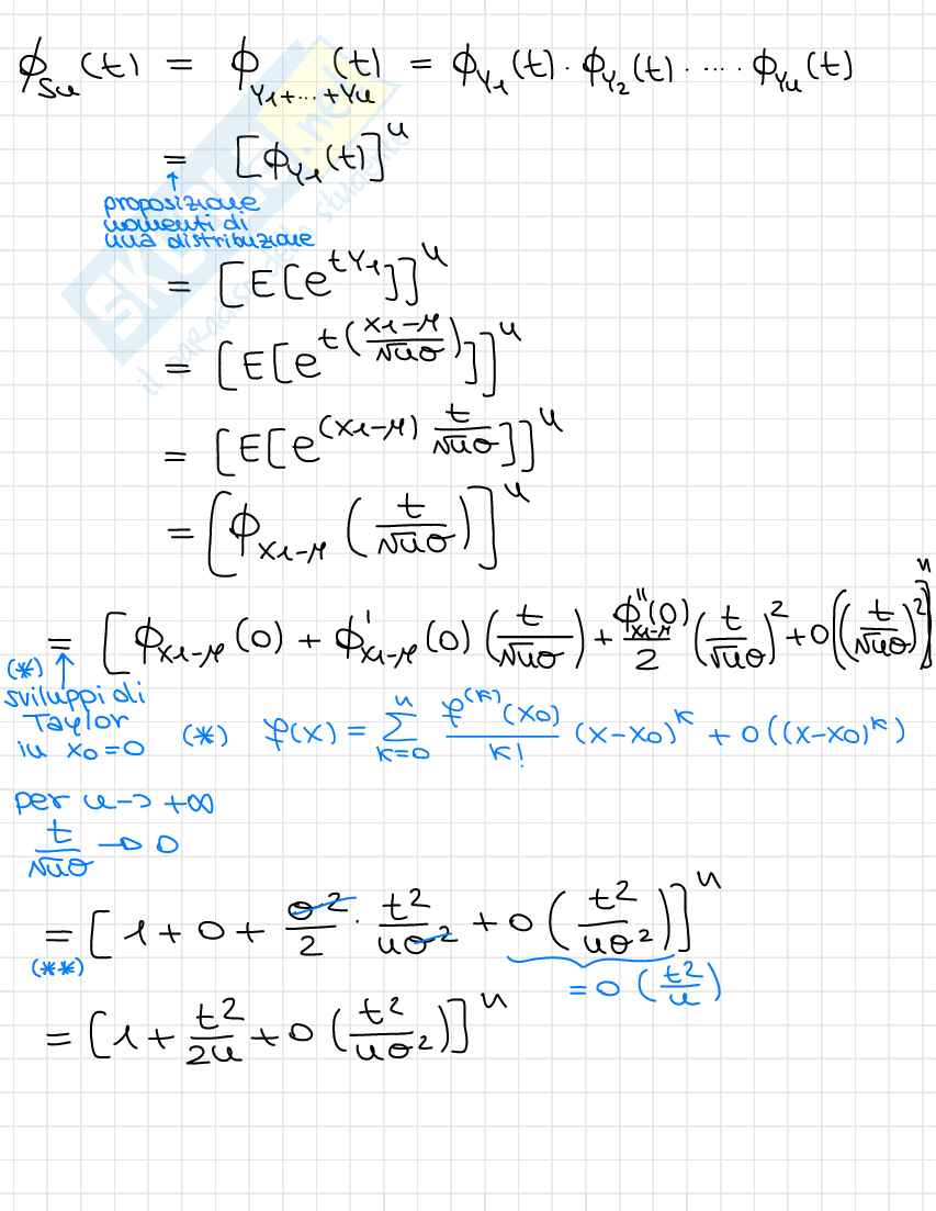 Appunti completi Probabilità e statistica (Seconda parte) Pag. 51
