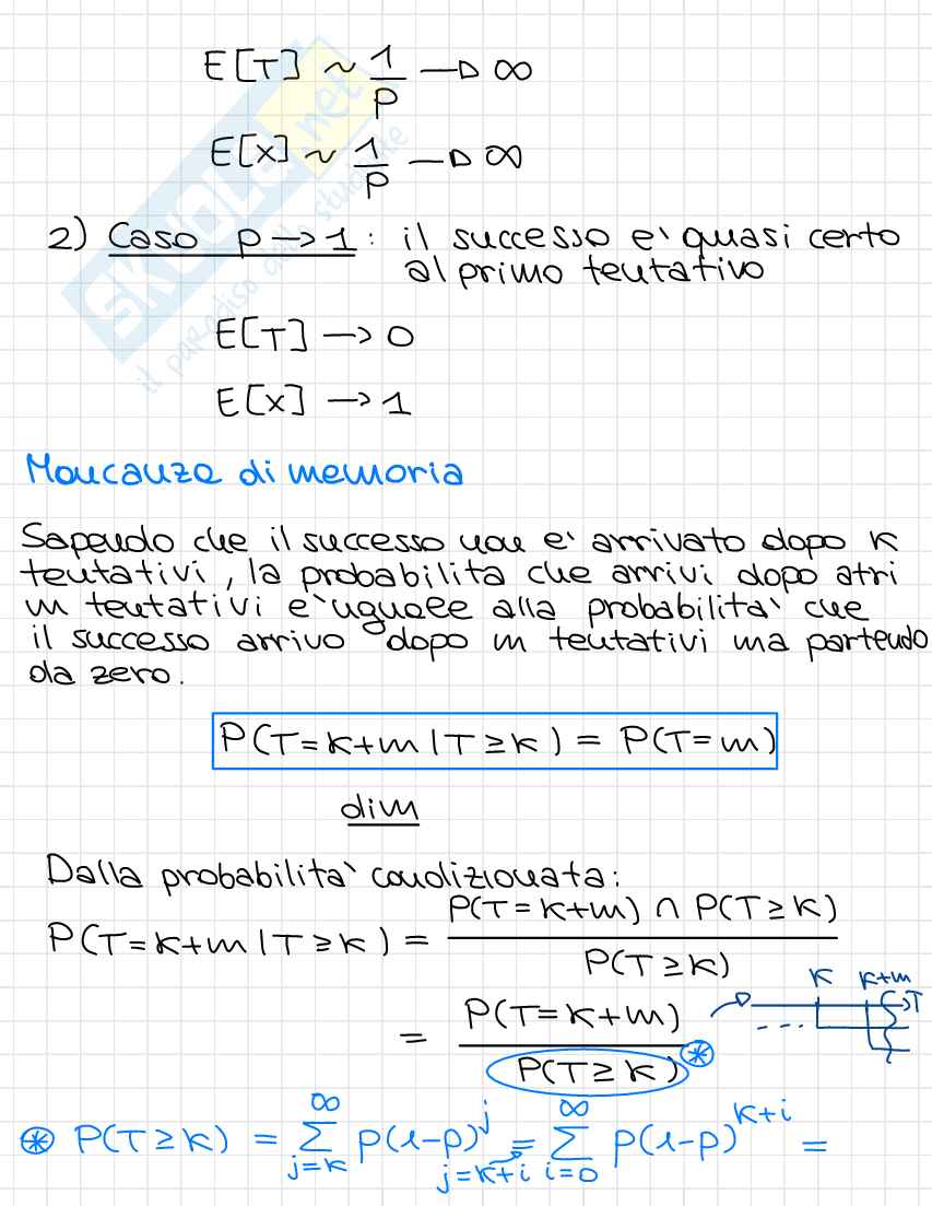 Appunti completi Probabilità e statistica (Seconda parte) Pag. 6