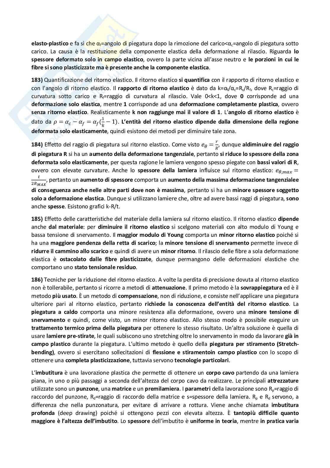 Risposte domande esame Tecnologia meccanica Pag. 46