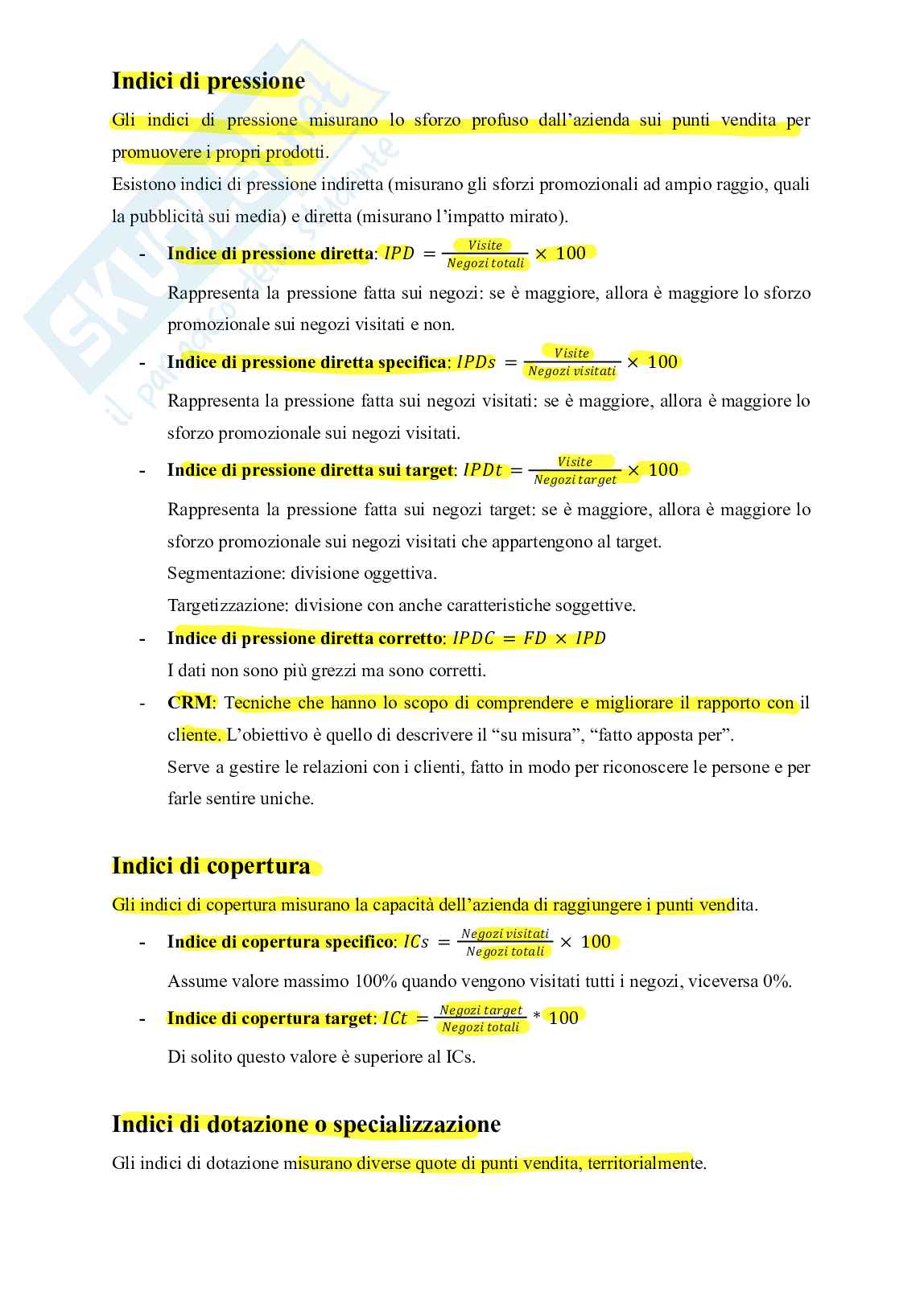 Appunti Statistica aziendale  Pag. 41