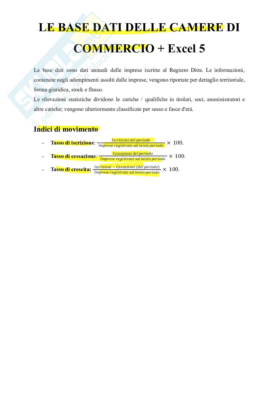 Appunti Statistica aziendale  Pag. 51