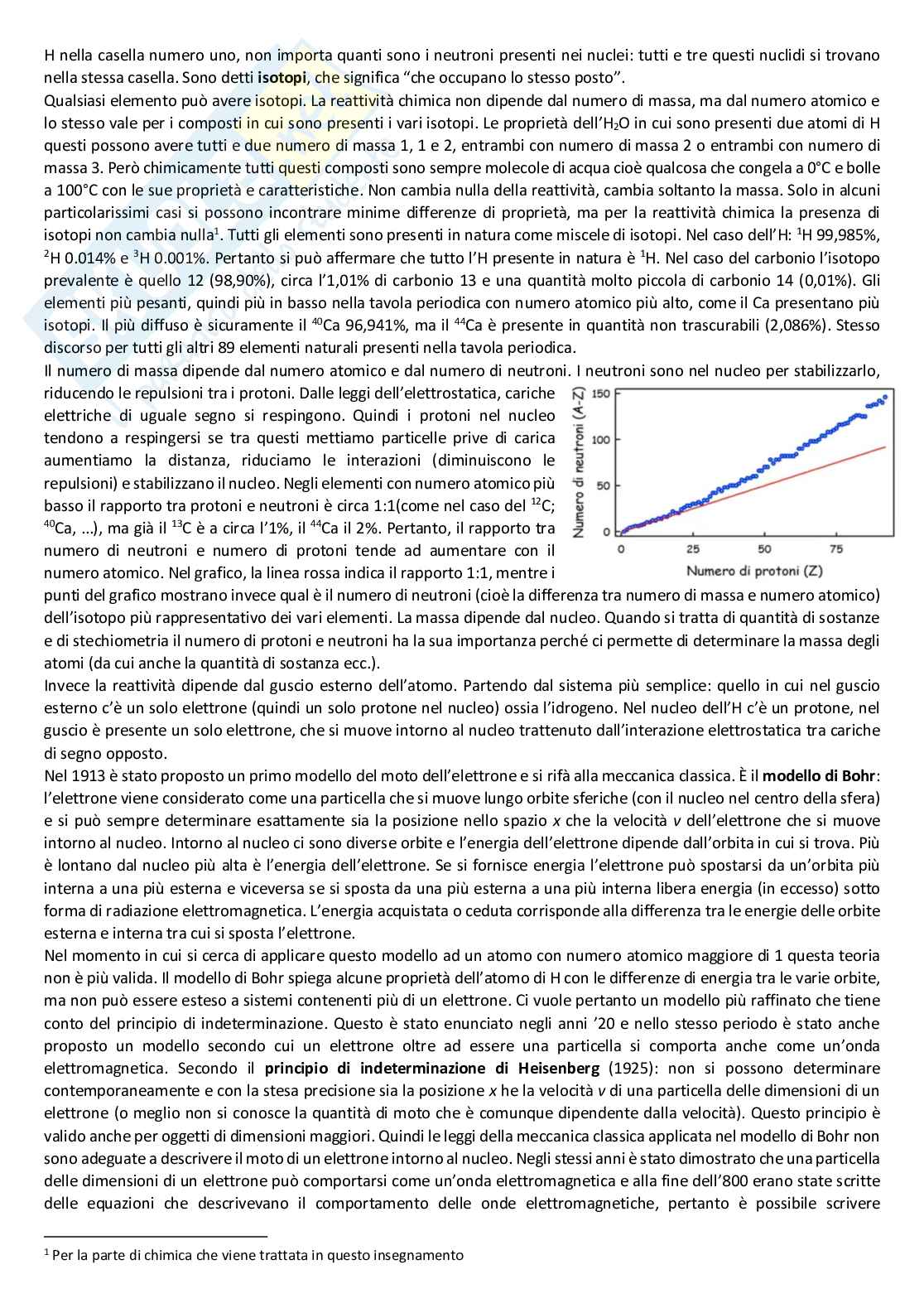 Appunti completi corso di Chimica inorganica e generale per Farmacia Pag. 2