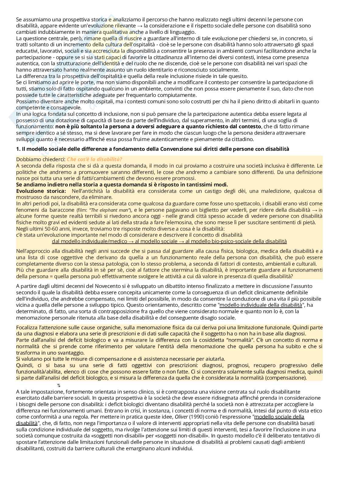 Appunti di Didattica e pedagogia speciale Pag. 2
