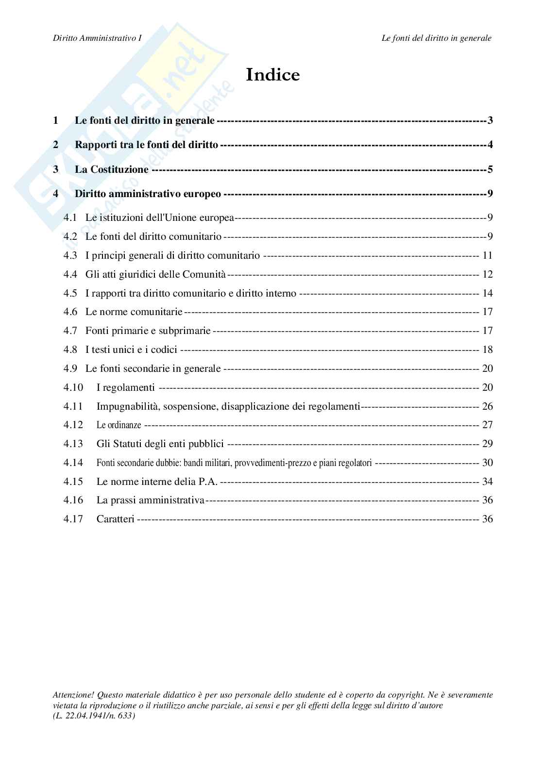 Lezione 1 Diritto amministrativo Pag. 2