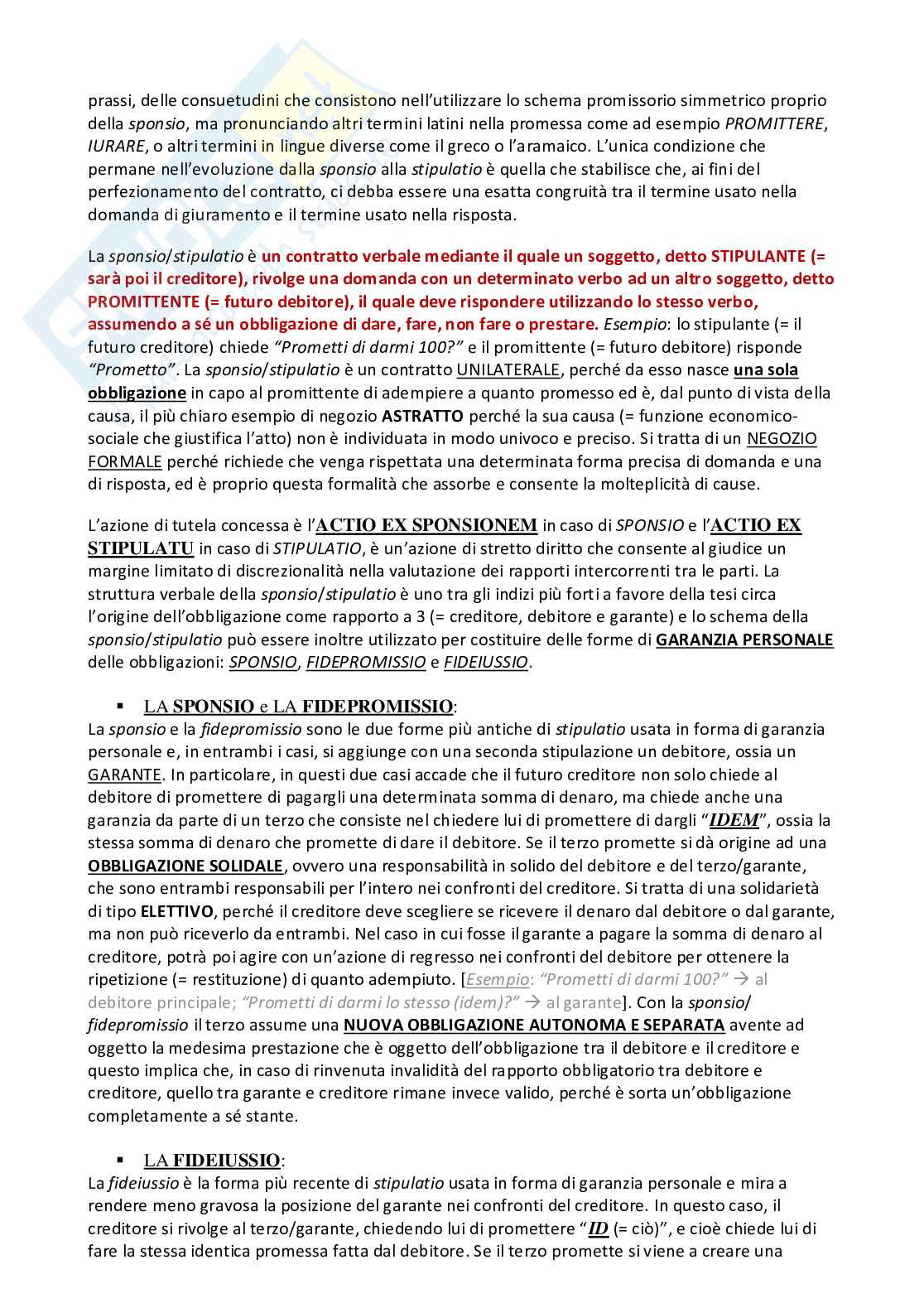 Appunti completi corso di Diritto romano Pag. 66