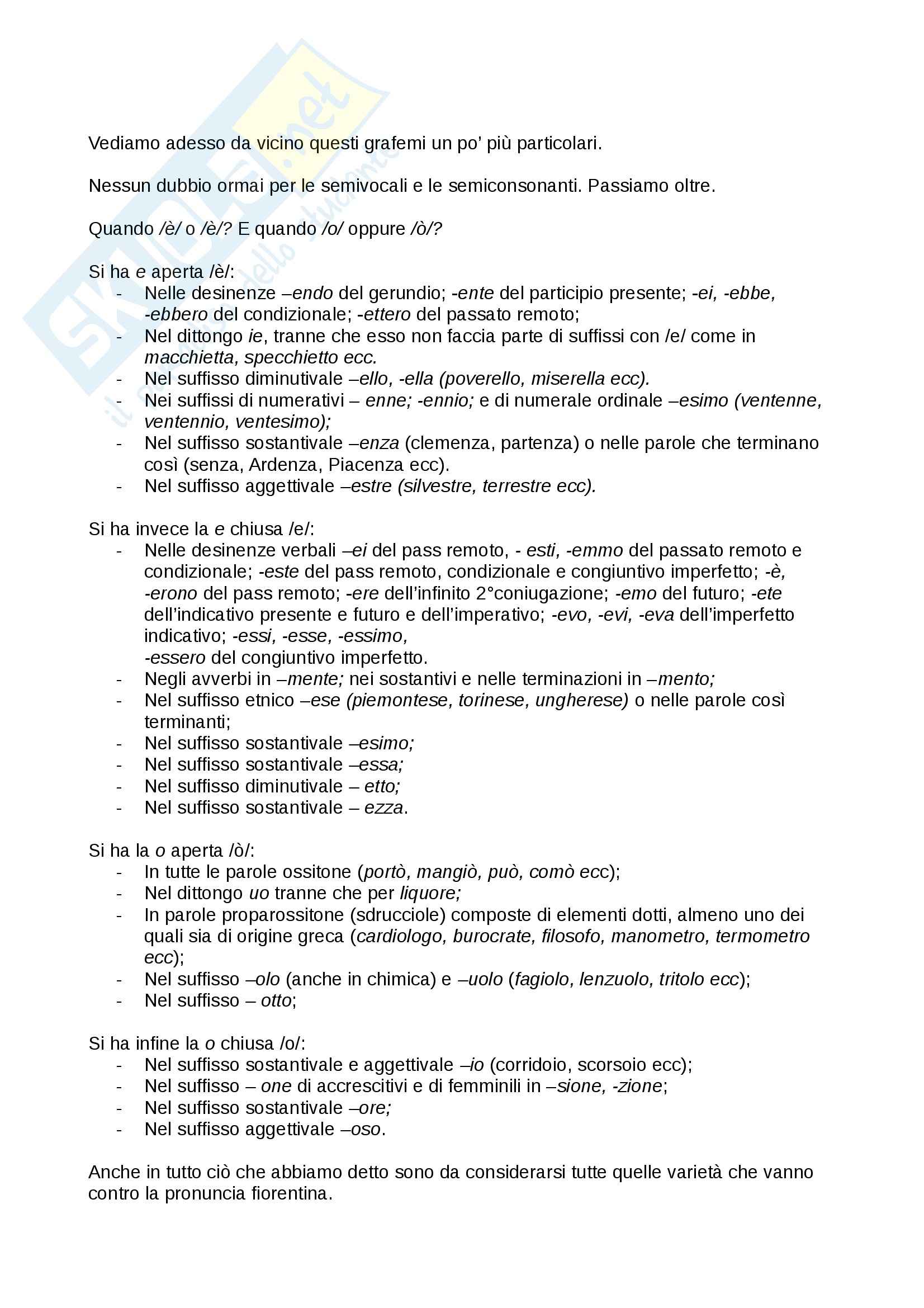 Riassunto esame Linguistica Italiana, prof. Marroni, libro consigliato Grammatica Italiana di Serianni Pag. 11