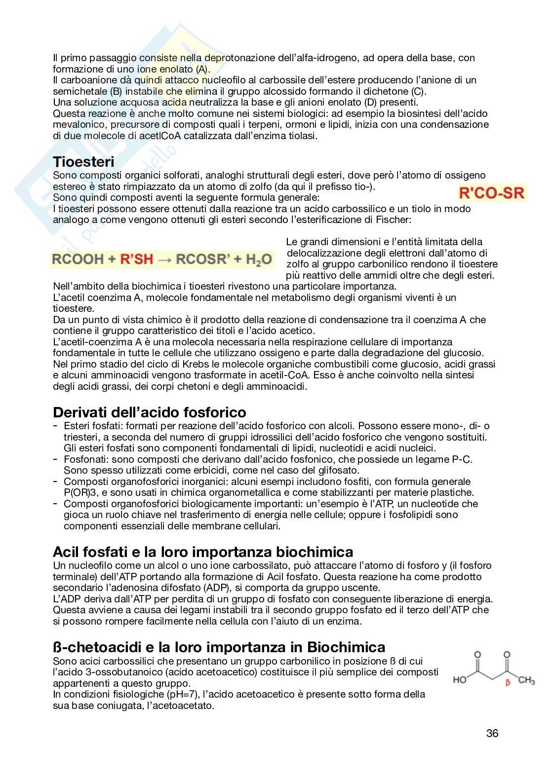 Appunti Chimica organica semestre filtro  Pag. 36