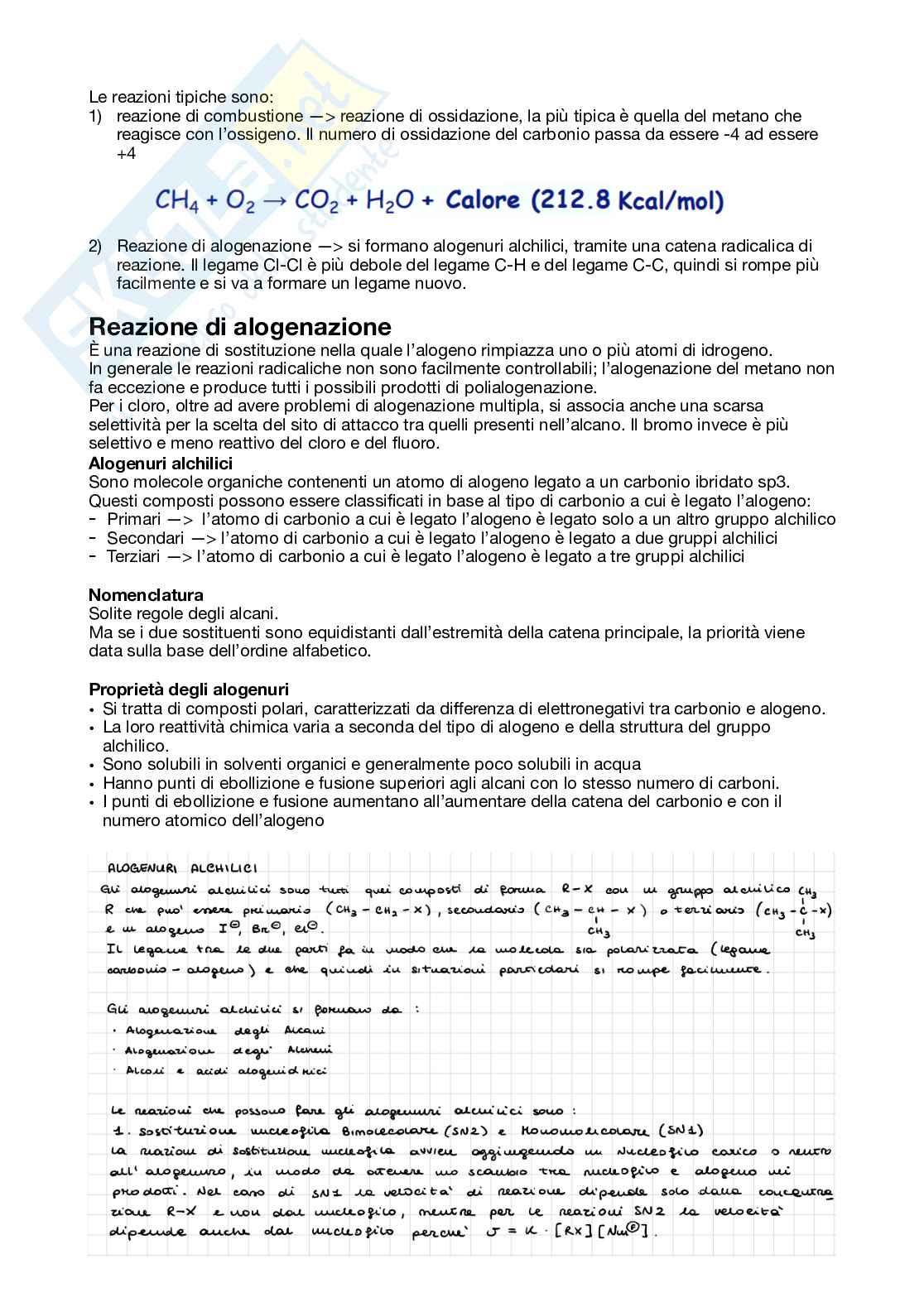 Appunti Chimica organica semestre filtro  Pag. 6