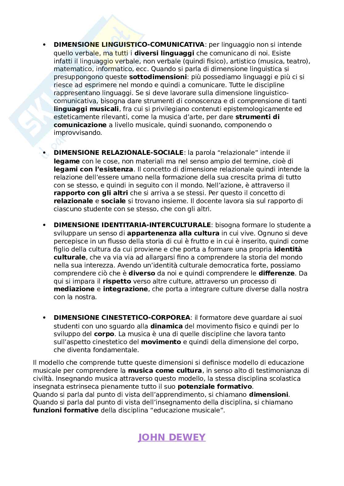 Fondamenti di Pedagogia e didattica della musica Pag. 11
