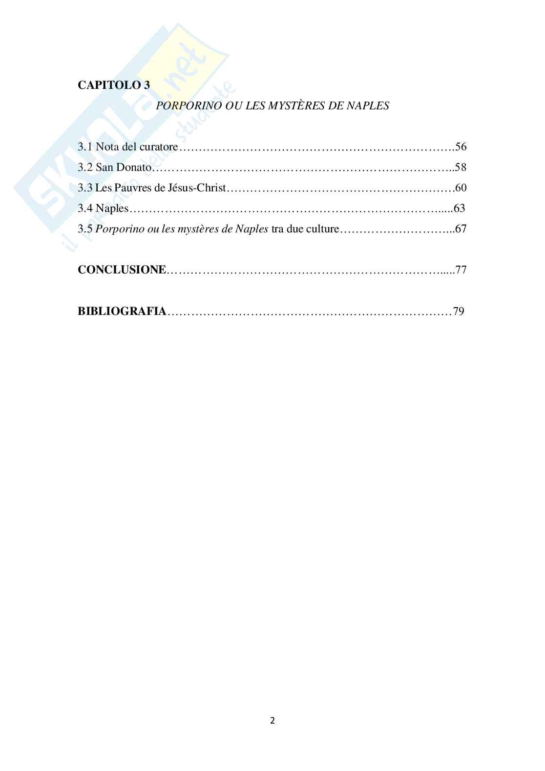Porporino ou les mystères de Naples Pag. 2