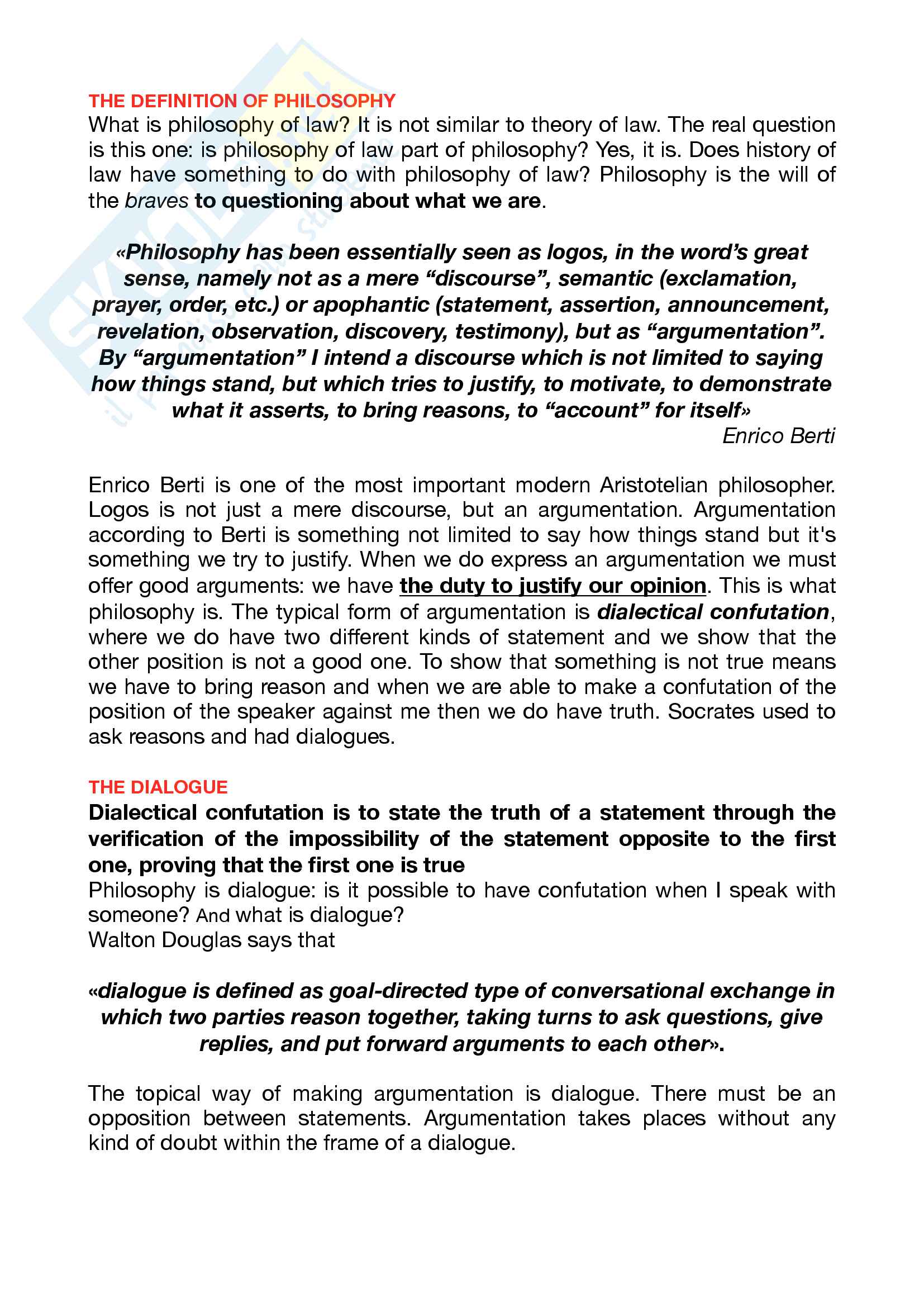 Appunti di Philosophy of law Pag. 2