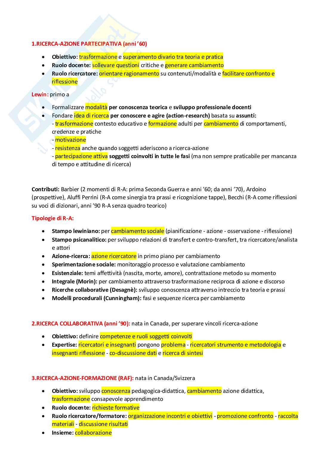 Pedagogia sperimentale (B018167) - Kit completo, appunti e quiz con soluzioni | SFP Notes Vol. 12 Pag. 16