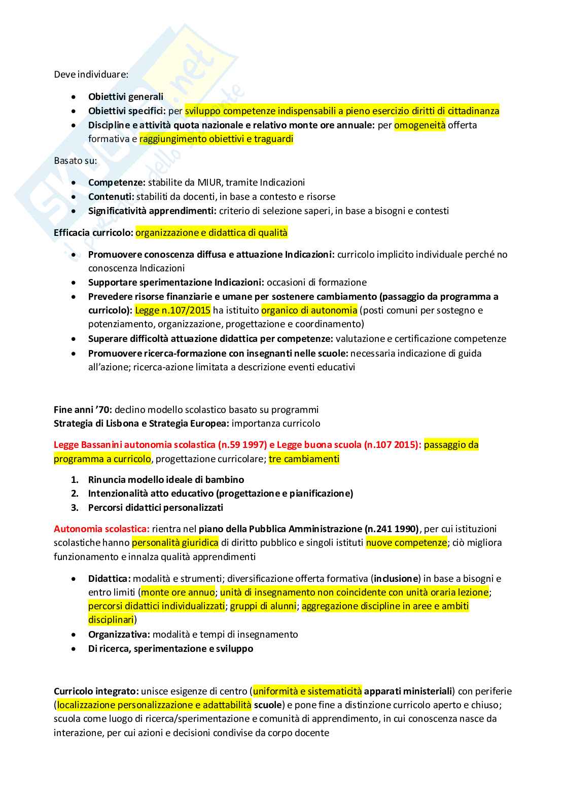 Pedagogia sperimentale (B018167) - Kit completo, appunti e quiz con soluzioni | SFP Notes Vol. 12 Pag. 31