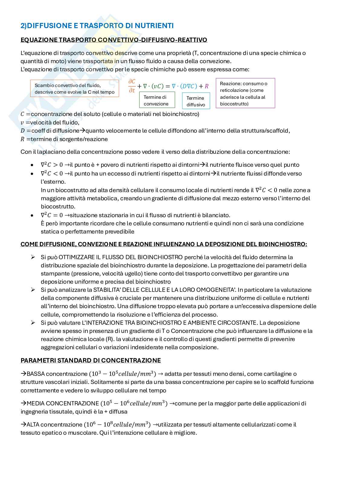 Appunti Biofabbricazione e Bioprinting Pag. 11