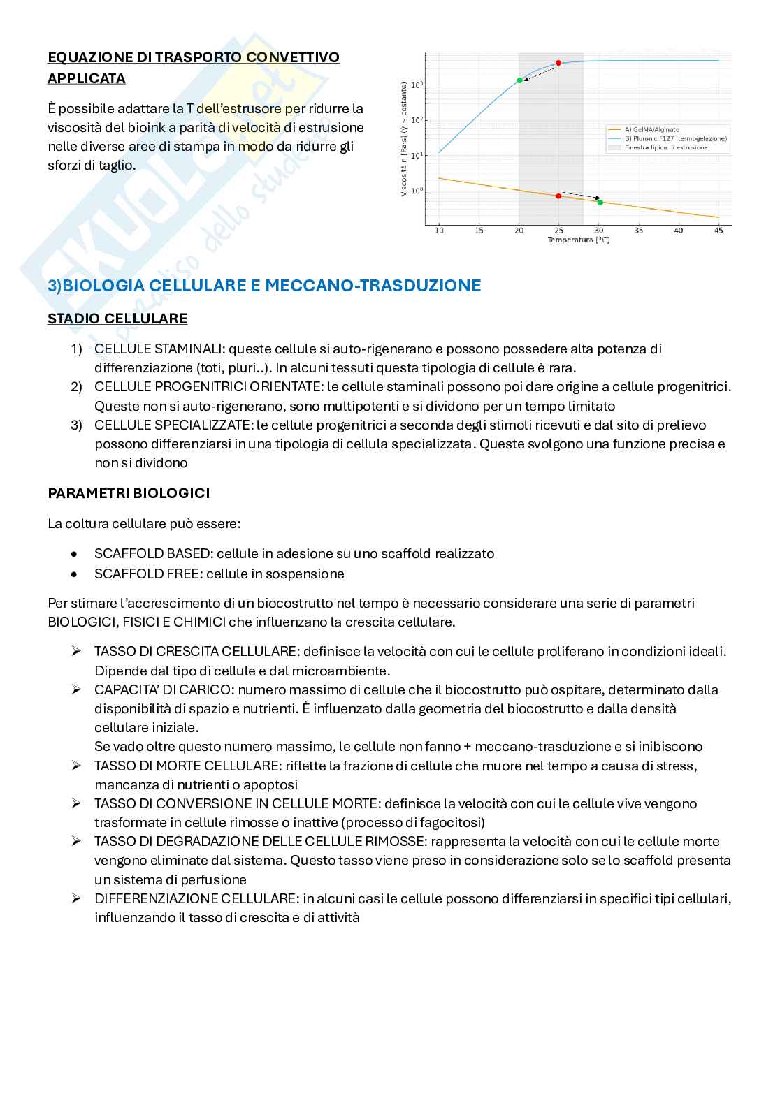 Appunti Biofabbricazione e Bioprinting Pag. 16