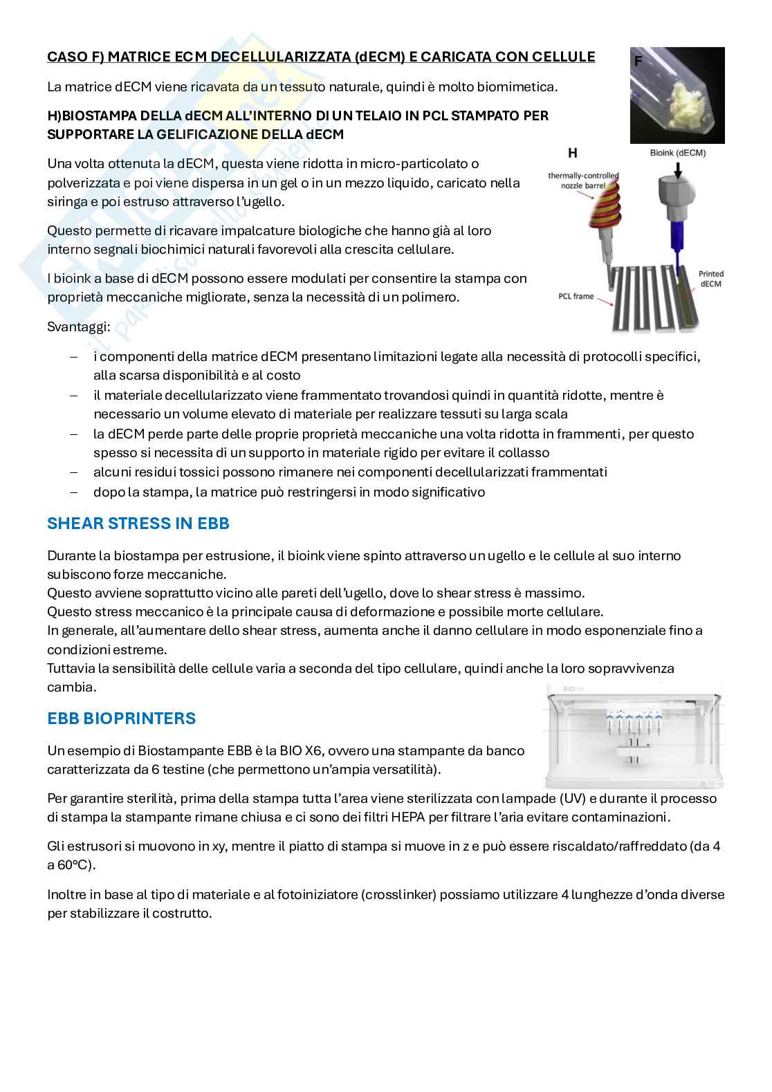 Appunti Biofabbricazione e Bioprinting Pag. 36