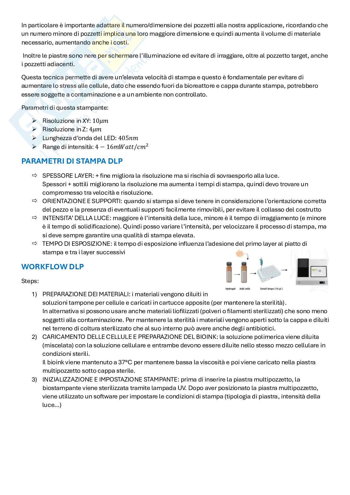 Appunti Biofabbricazione e Bioprinting Pag. 41