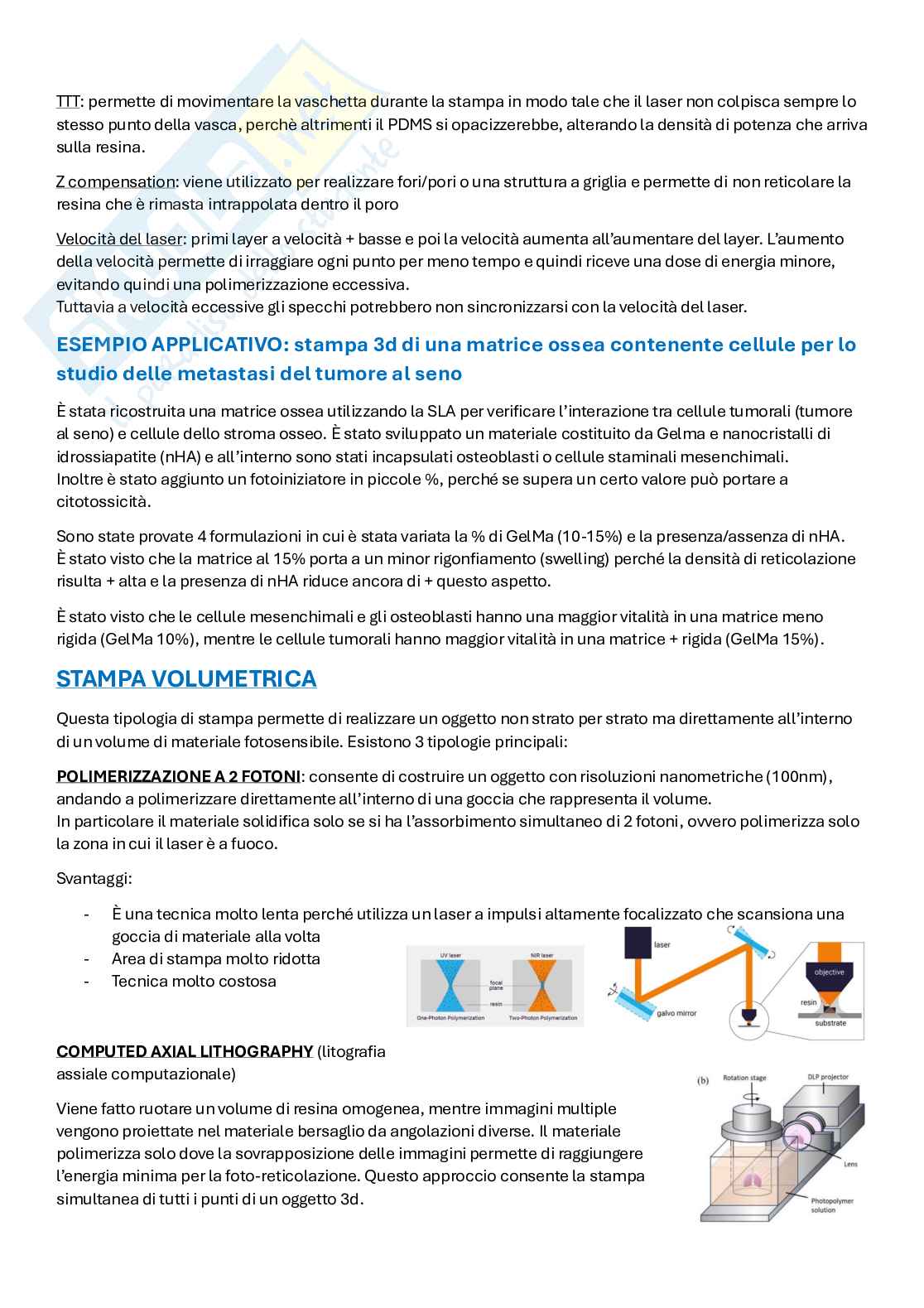 Appunti Biofabbricazione e Bioprinting Pag. 46