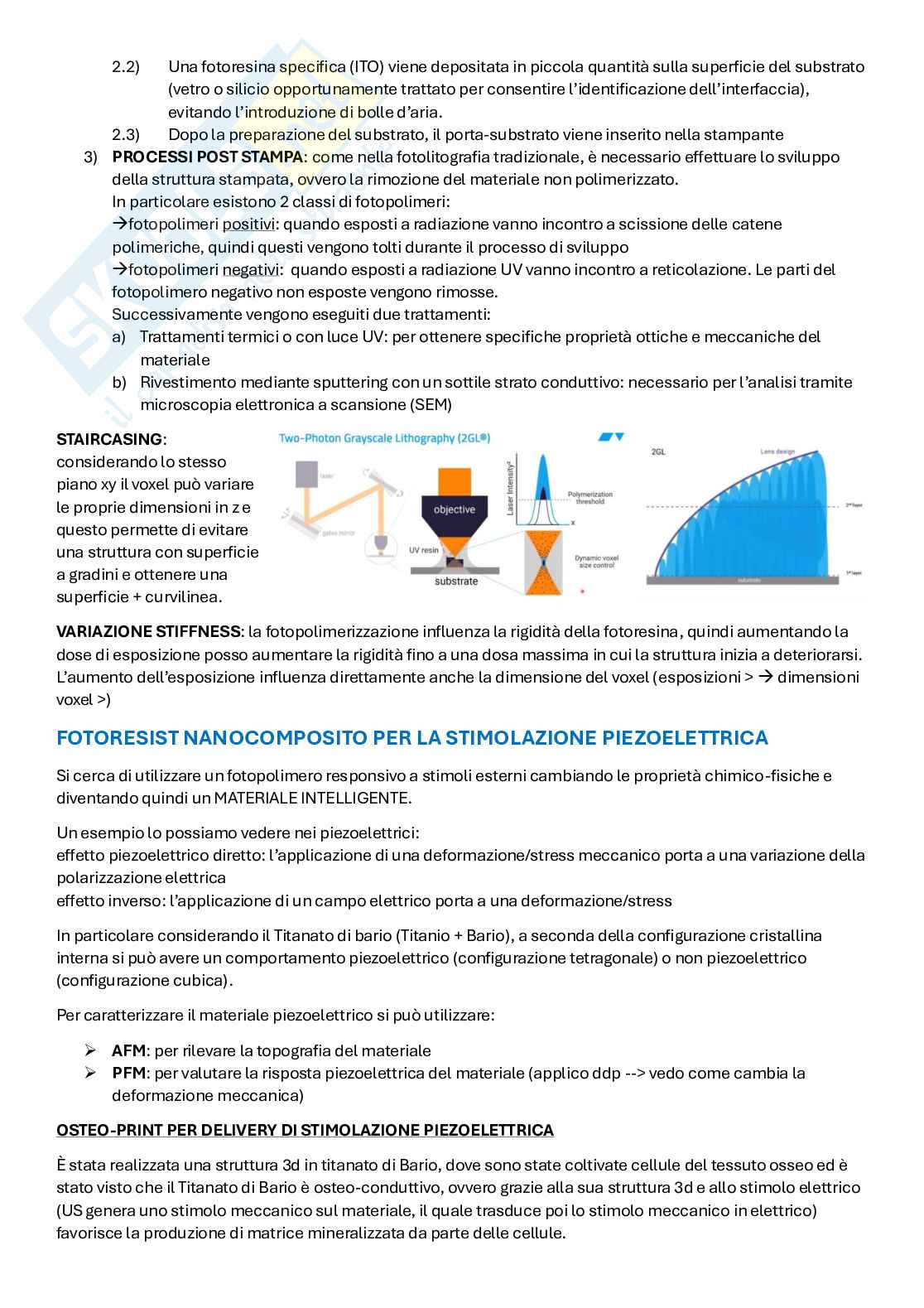 Appunti Biofabbricazione e Bioprinting Pag. 51