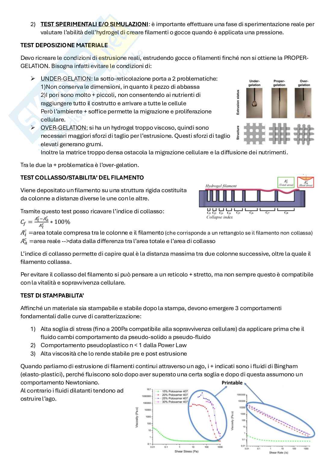 Appunti Biofabbricazione e Bioprinting Pag. 6