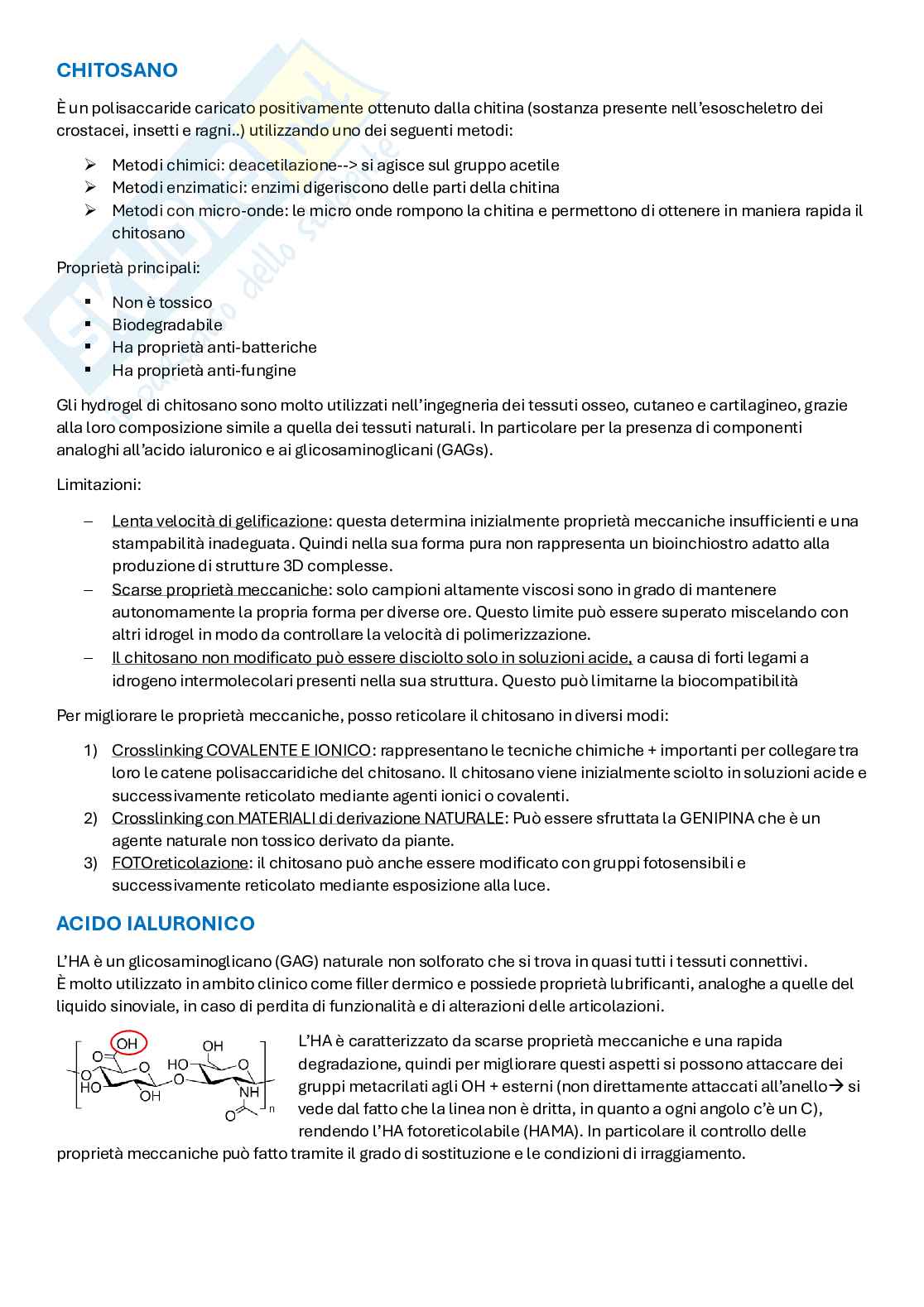 Appunti Biofabbricazione e Bioprinting Pag. 86