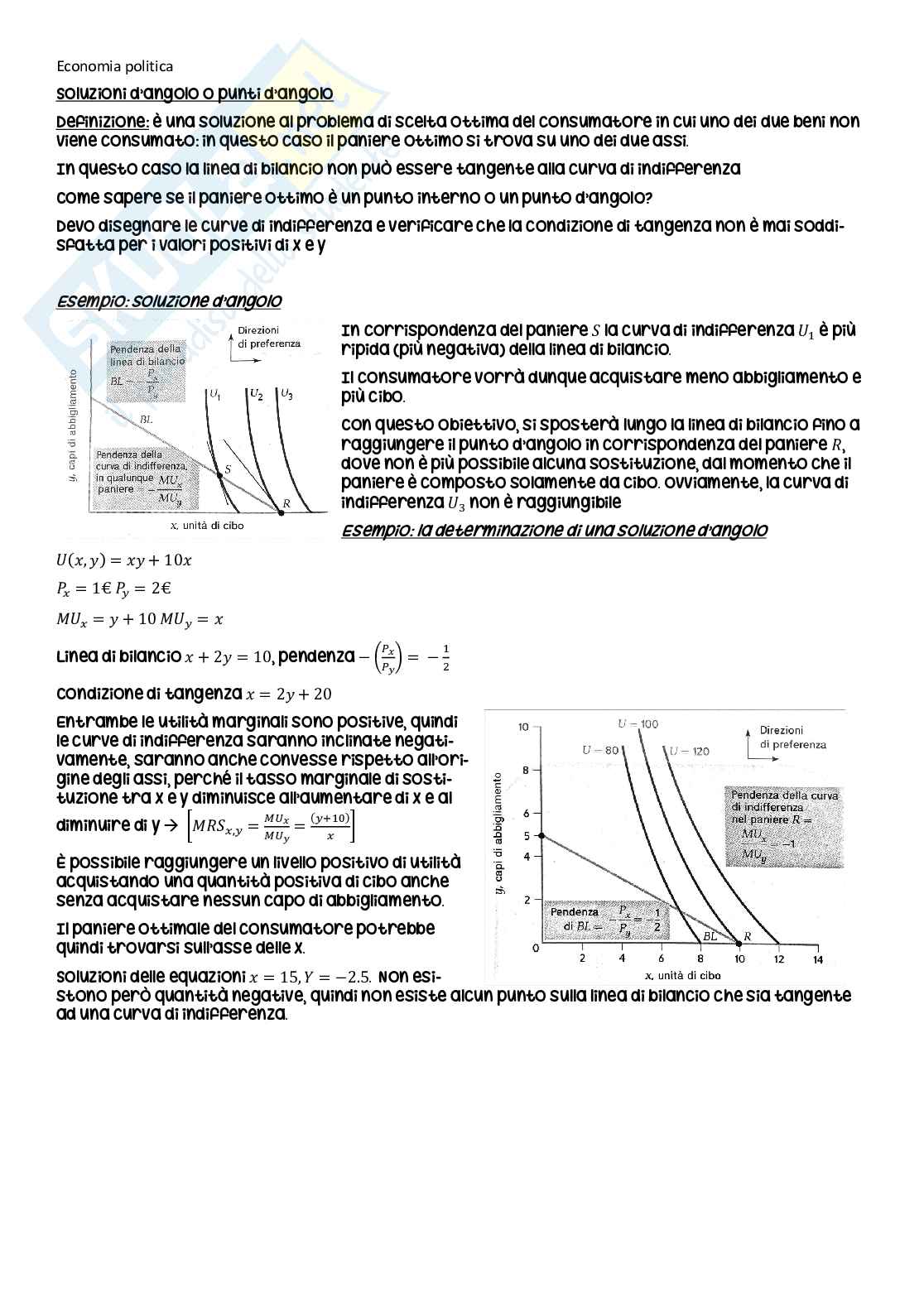 Riassunto esame Economia politica, Prof. Amighini Alessia, libro consigliato Microeconomia , Davide A. Besanko Pag. 26