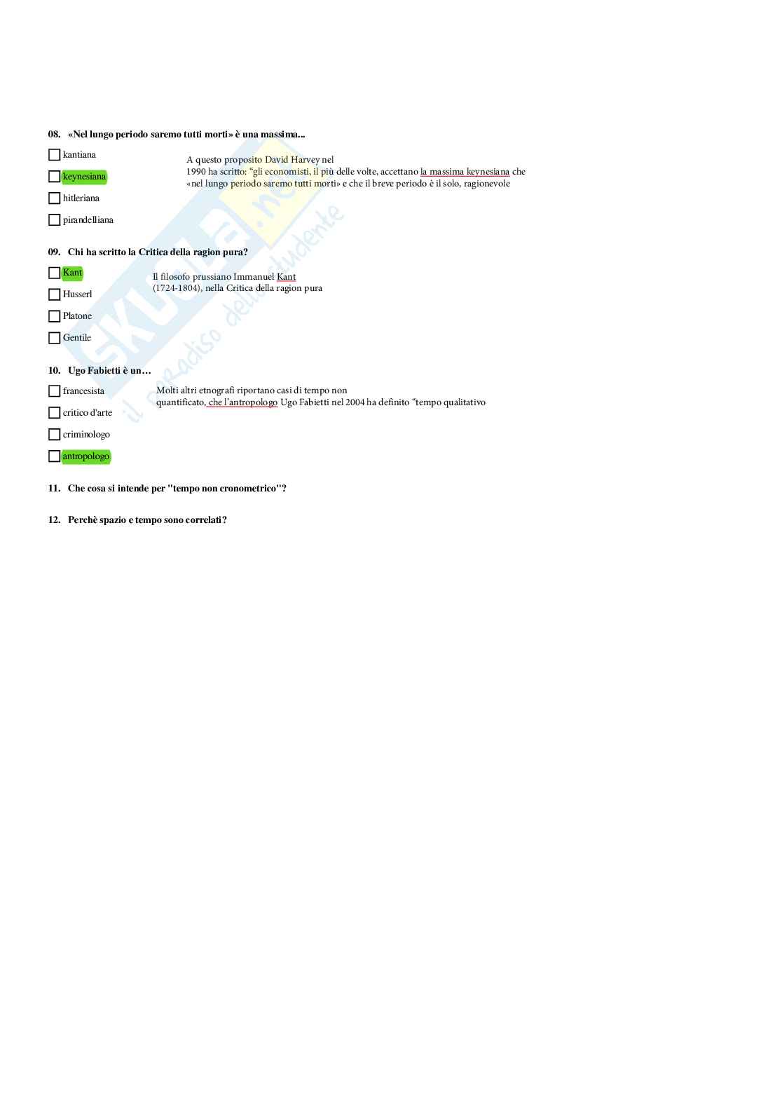 Paniere Geografia - Risposte multiple - aggiornato (2026) Pag. 16