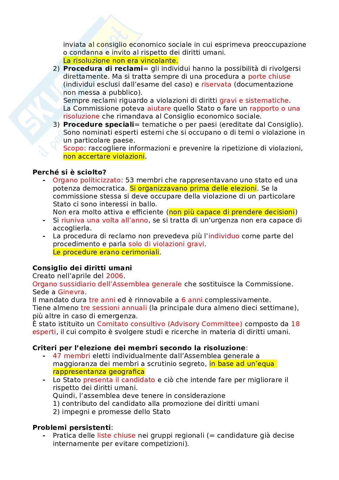 Appunti corso di Diritti fondamentali  Pag. 21