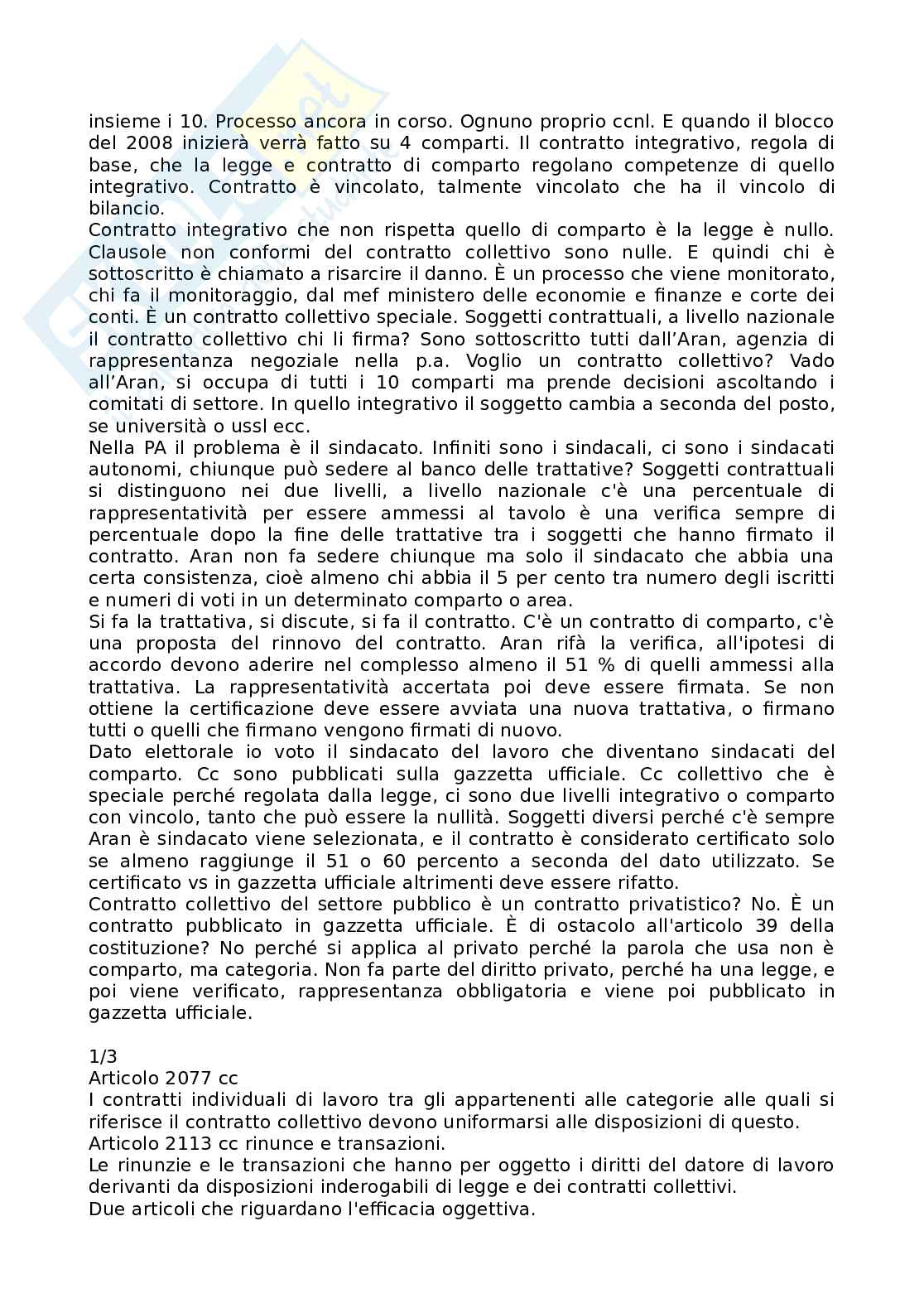 Diritto del lavoro Pag. 11