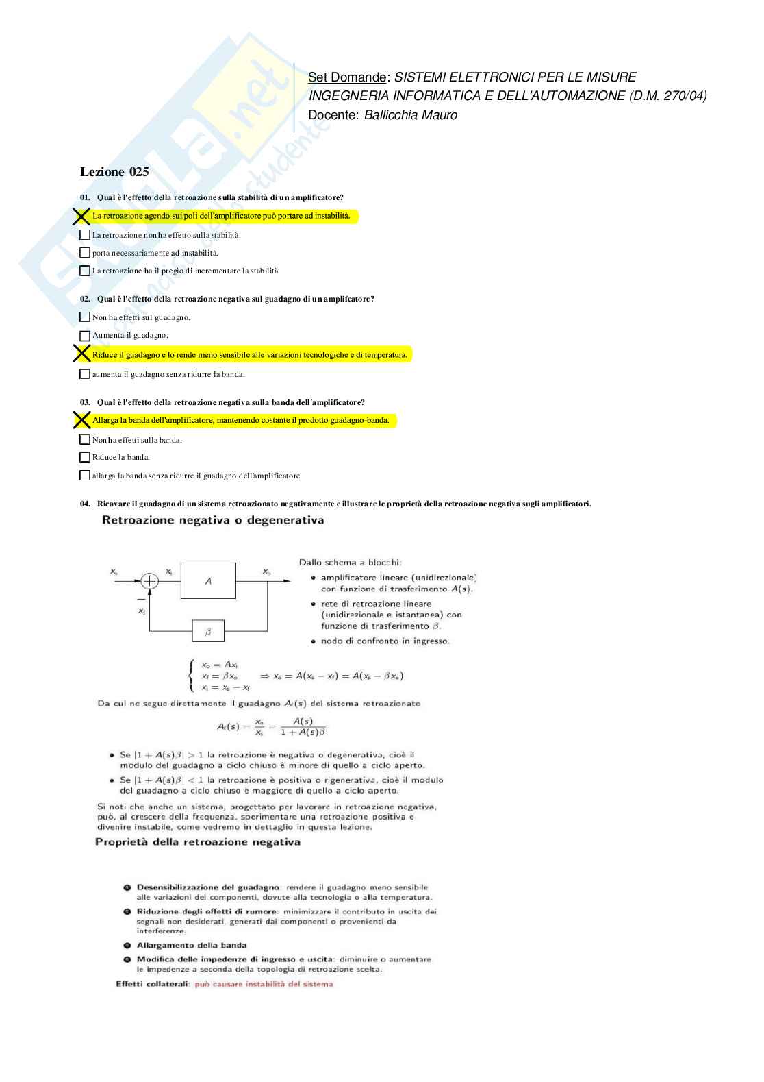Risposte domande chiuse e aperte sistemi elettronici per le misure aggiornate 2026  Pag. 36