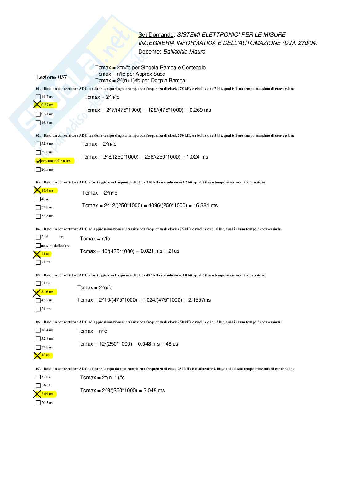 Risposte domande chiuse e aperte sistemi elettronici per le misure aggiornate 2026  Pag. 46