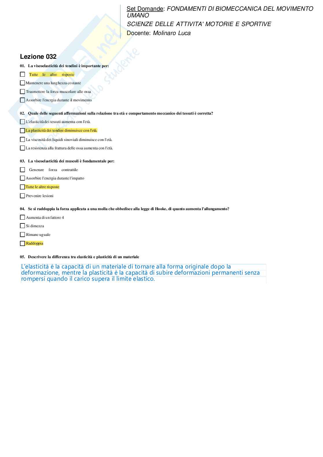Fondamenti di biomeccanica del movimento umano Pag. 36