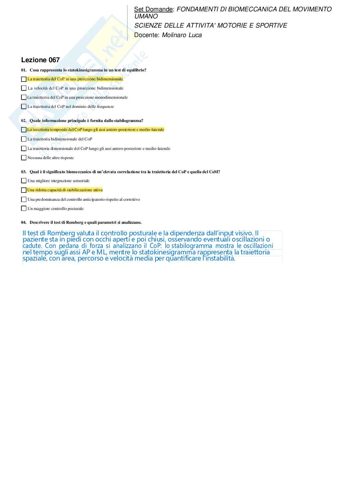 Fondamenti di biomeccanica del movimento umano Pag. 71