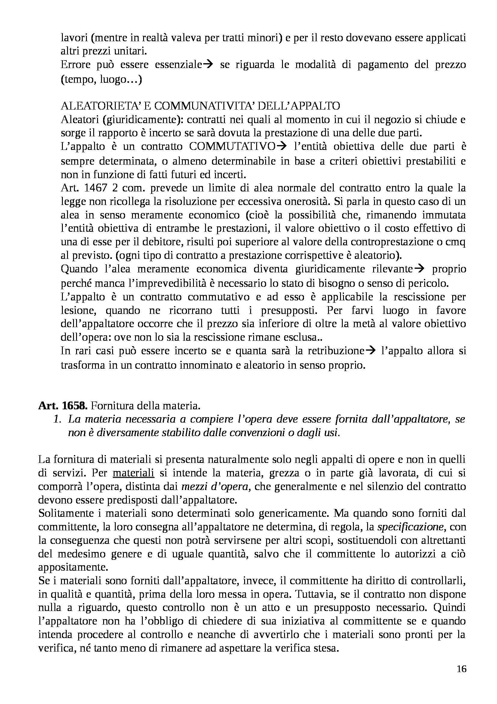 Riassunto esame Diritto Civile, prof. Iudica, libro consigliato L'Appalto Pag. 16