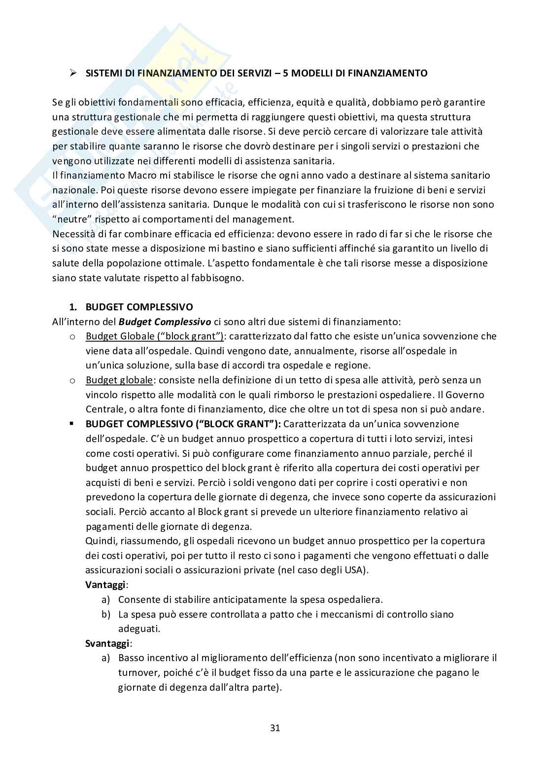 Appunti Economia sanitaria Pag. 31