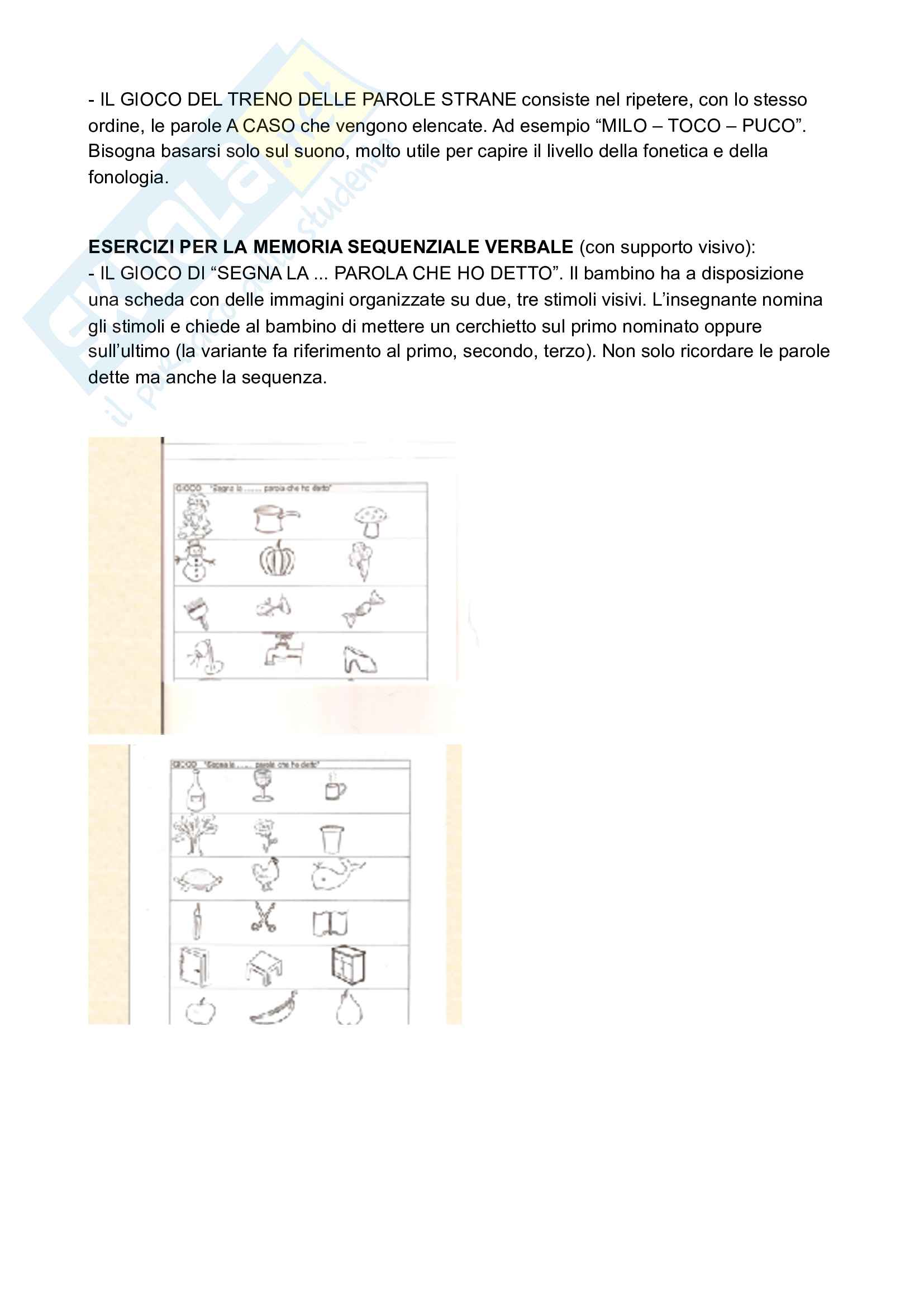 Disturbi Specifici dell'Apprendimento (DSA) - Appunti prof. Bortolotti Pag. 21