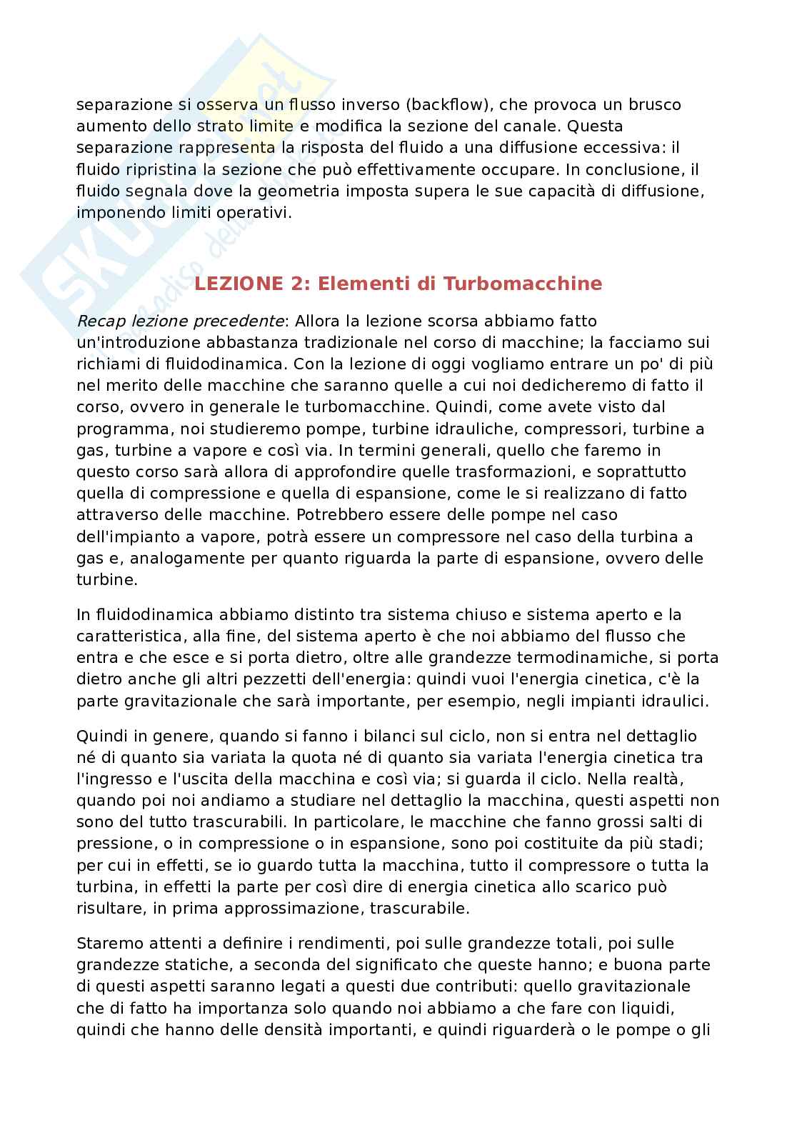 Fluidodinamiche e macchine Pag. 16