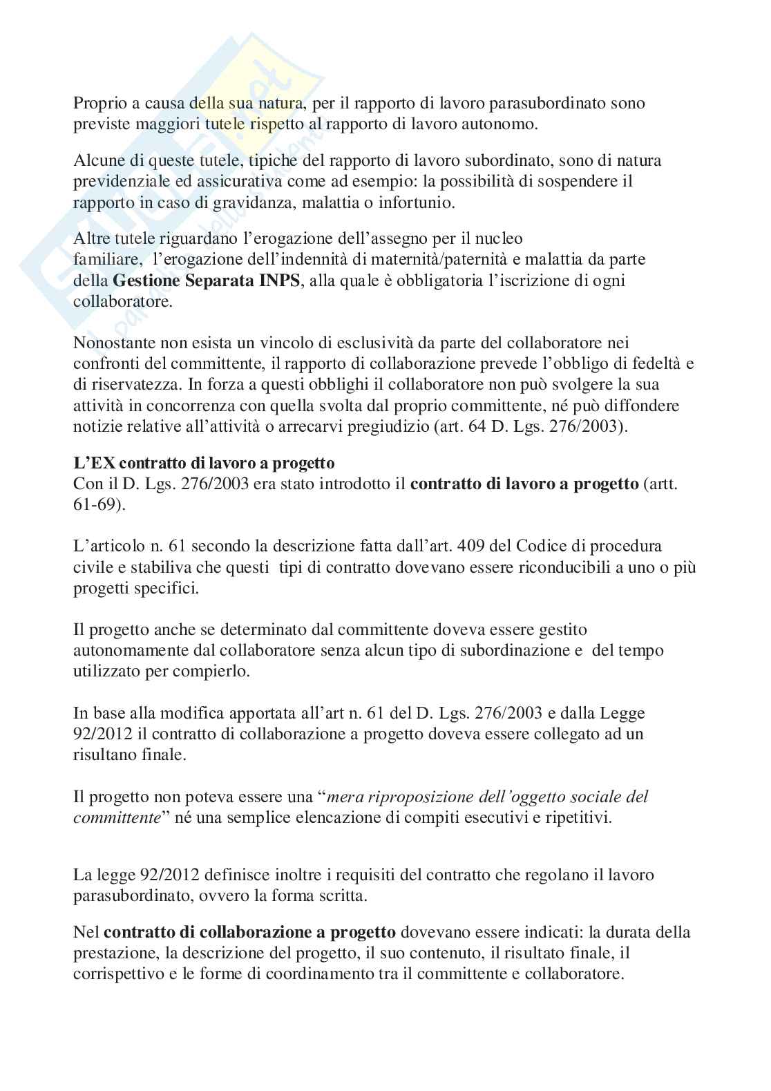 Rapporti di lavoro Pag. 6