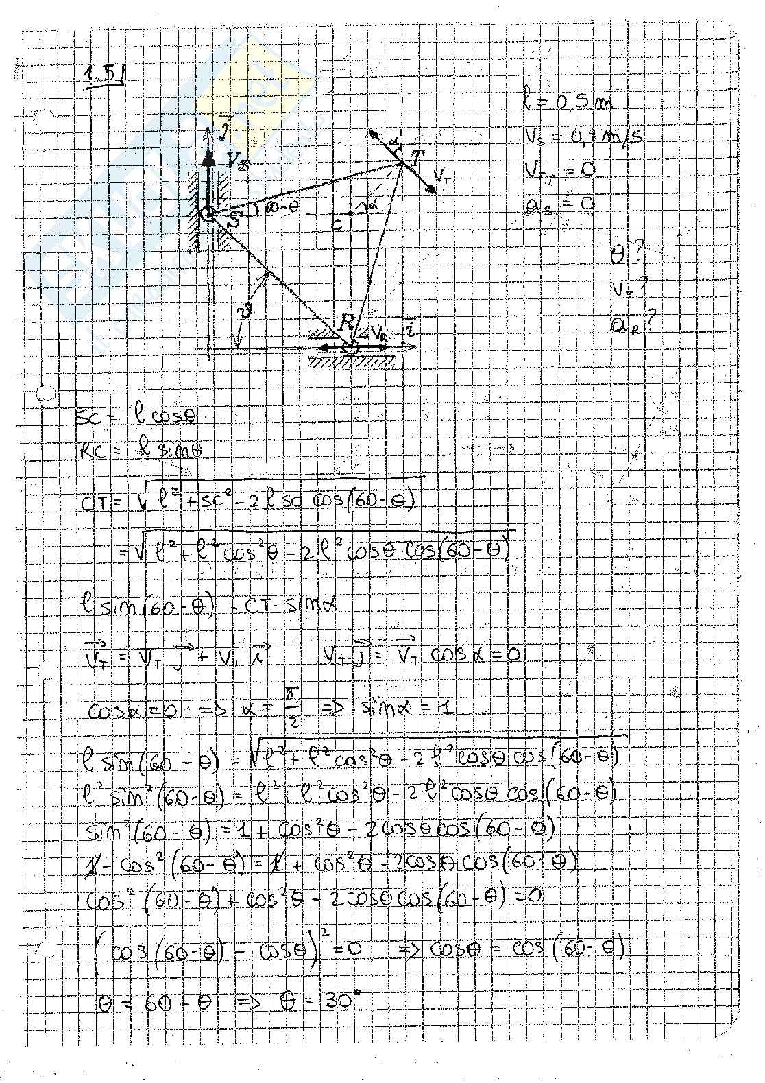 Temi esame svolti Meccanica applicata alle macchine Pag. 1