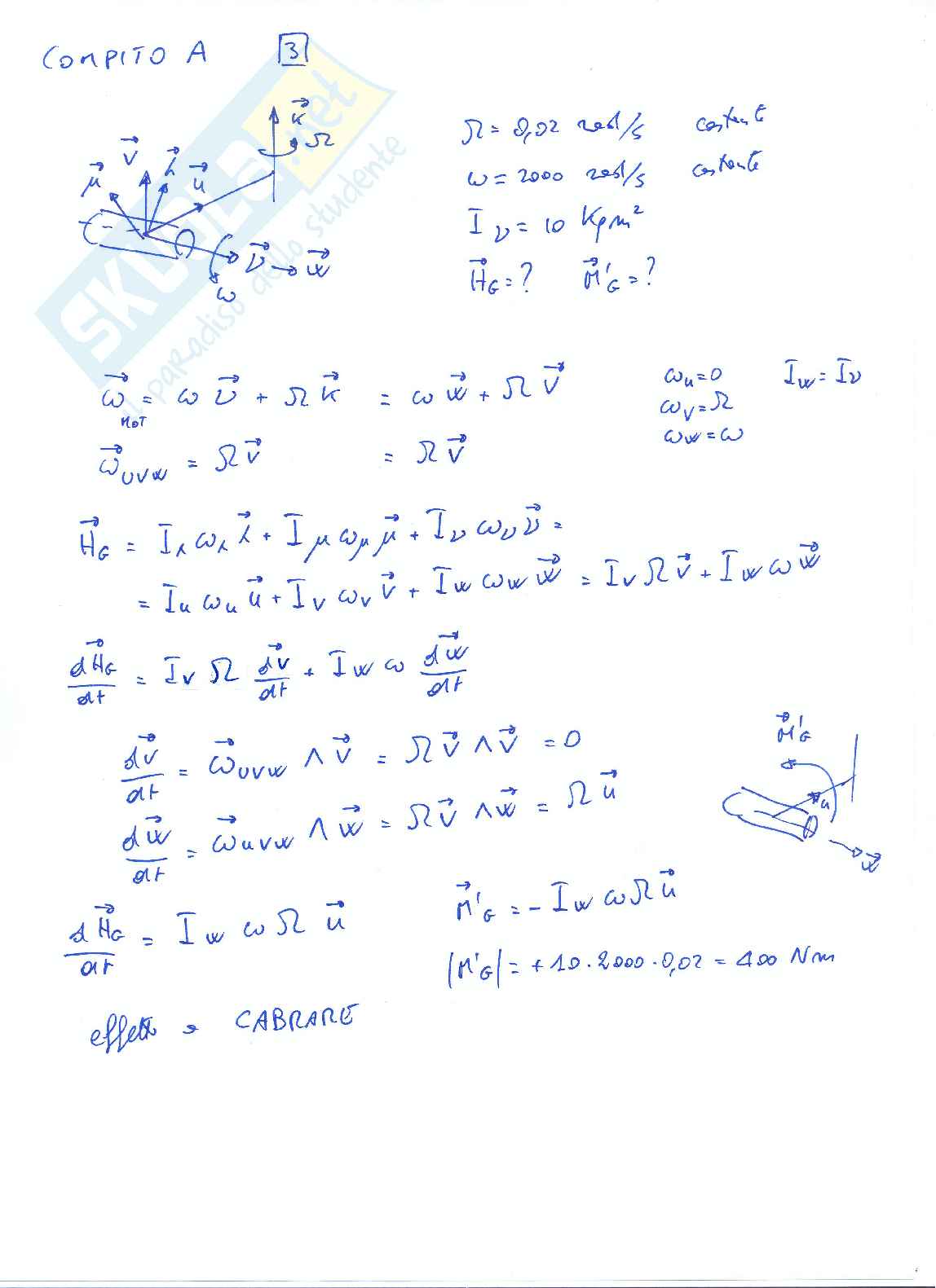 Temi d'esame svolti Meccanica delle macchine Pag. 26