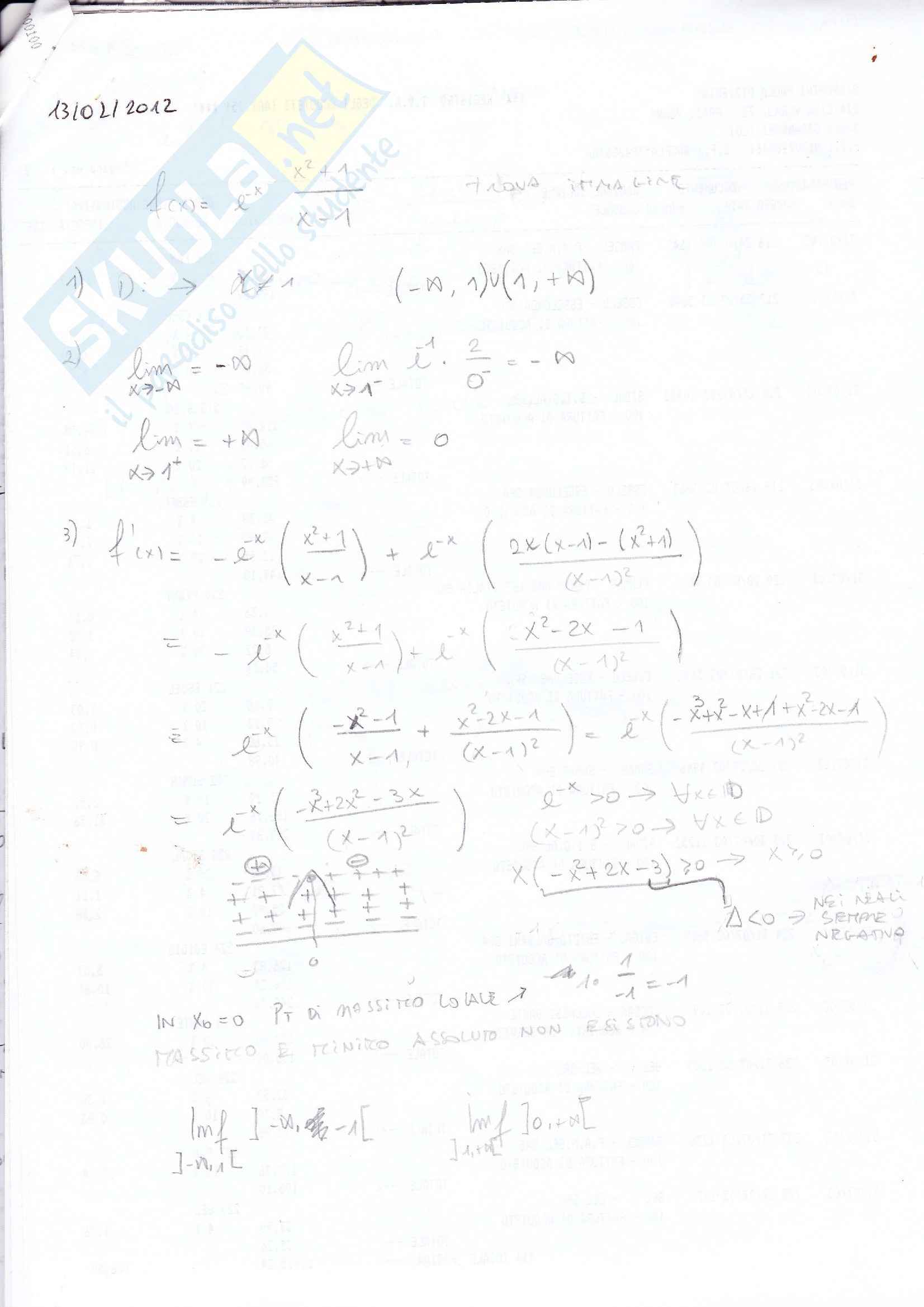Esercizi, Analisi matematica 1 Pag. 11