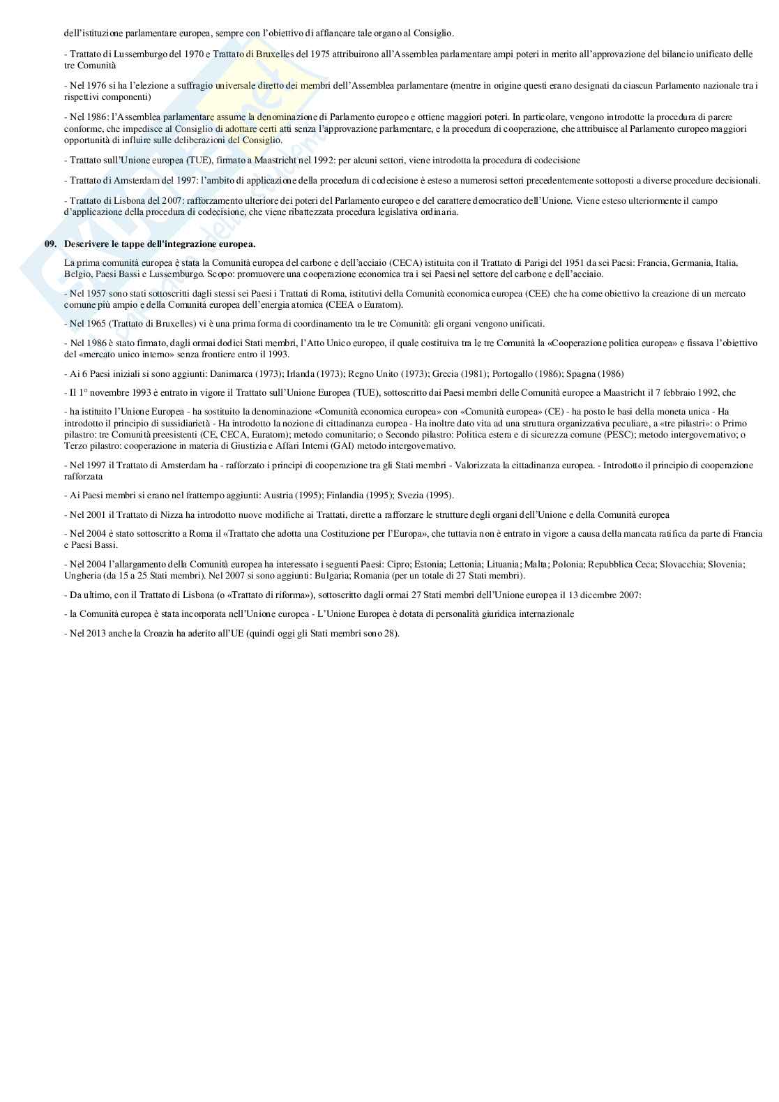 Paniere diritto dell'unione europea - multiple e aperte Pag. 11