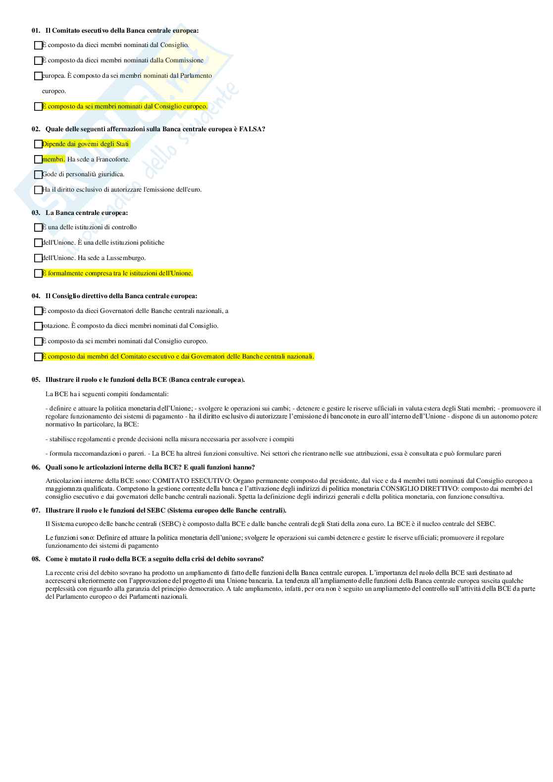 Paniere diritto dell'unione europea - multiple e aperte Pag. 31