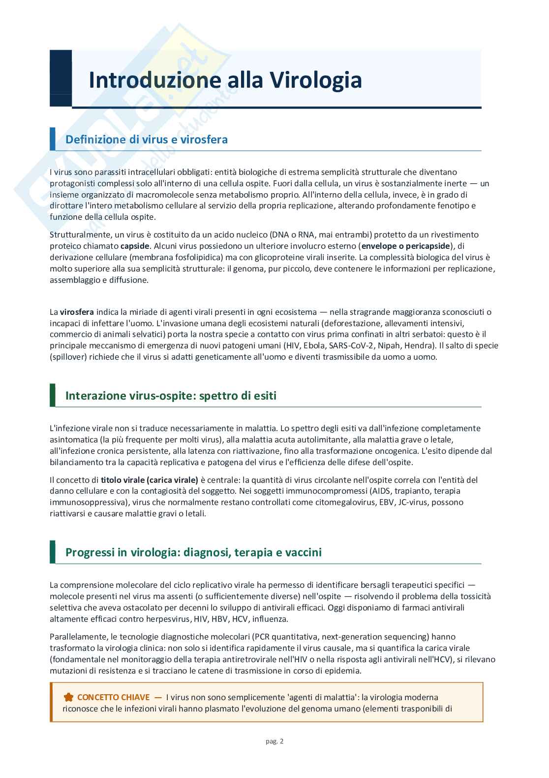 Schemi completi di virologia medica Pag. 2