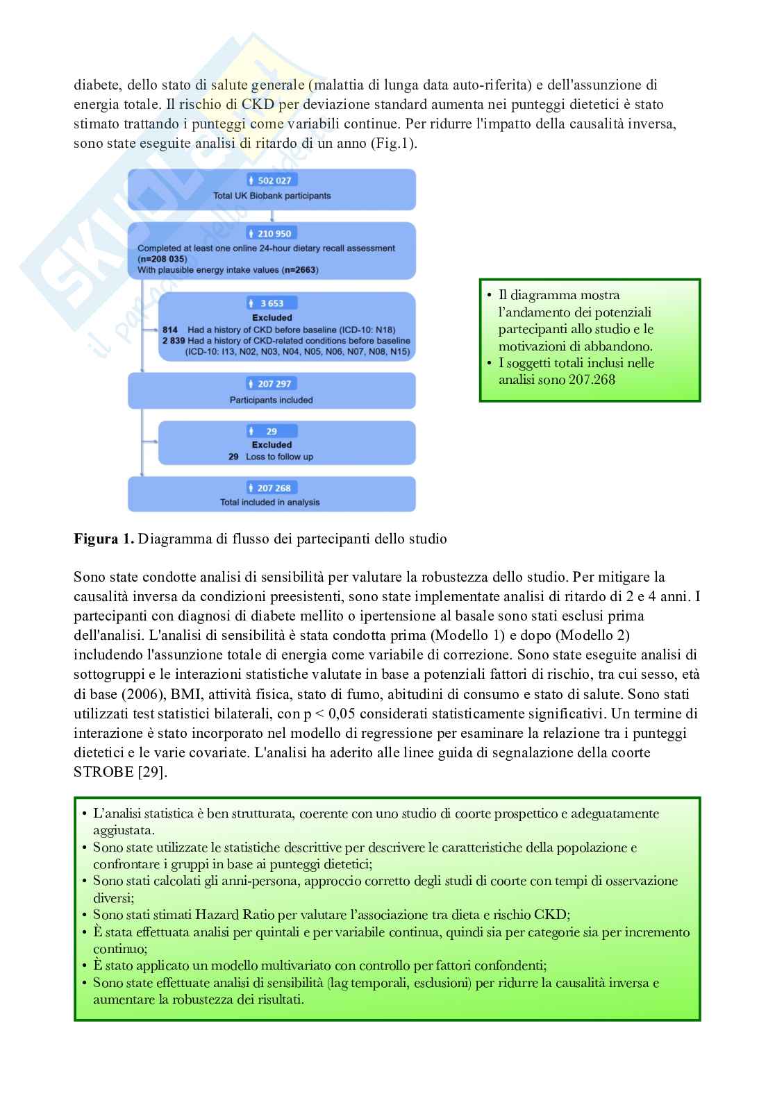 Tesina di Epidemiologia nutrizionale e statistica medica Pag. 6