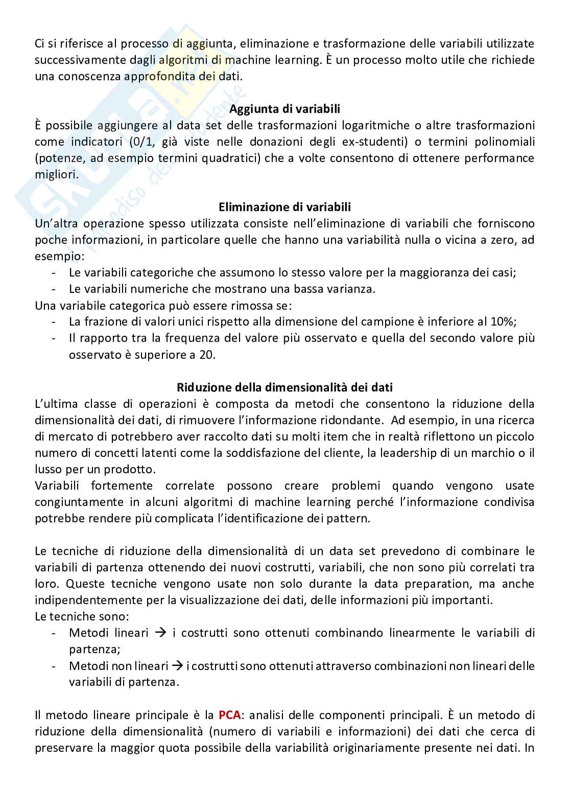 Appunti completi di teoria e consigli per l'esame  di Business data science Pag. 41