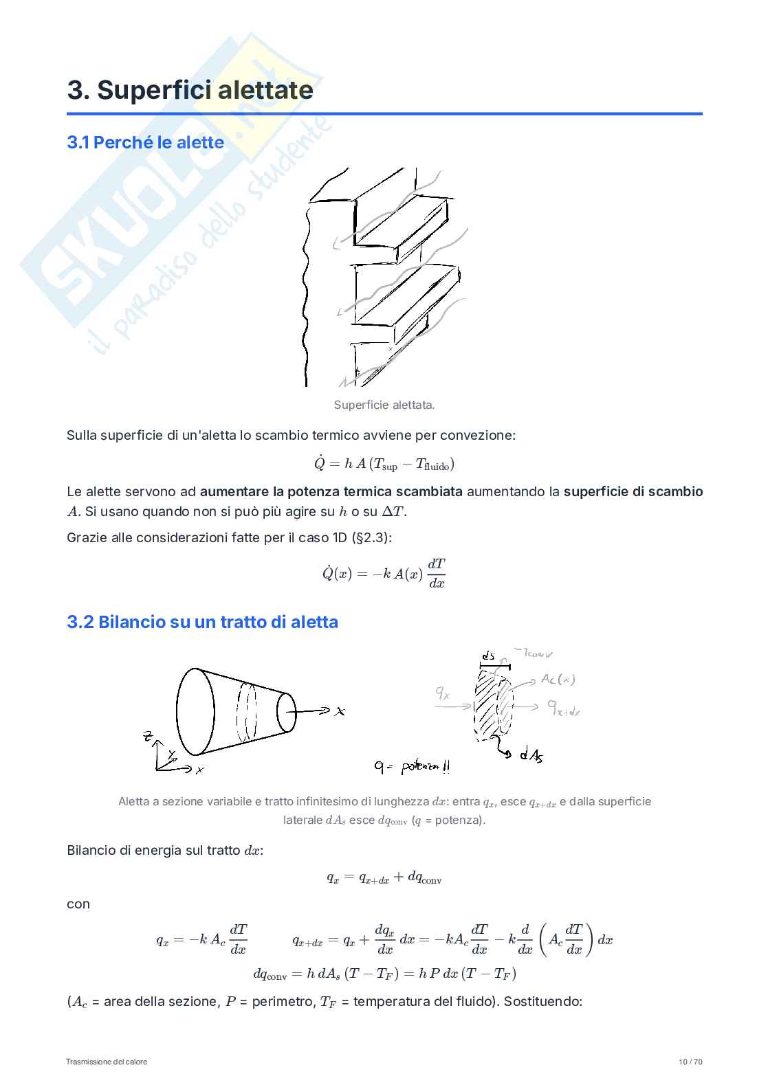 Appunti di Trasmissione del calore Pag. 11